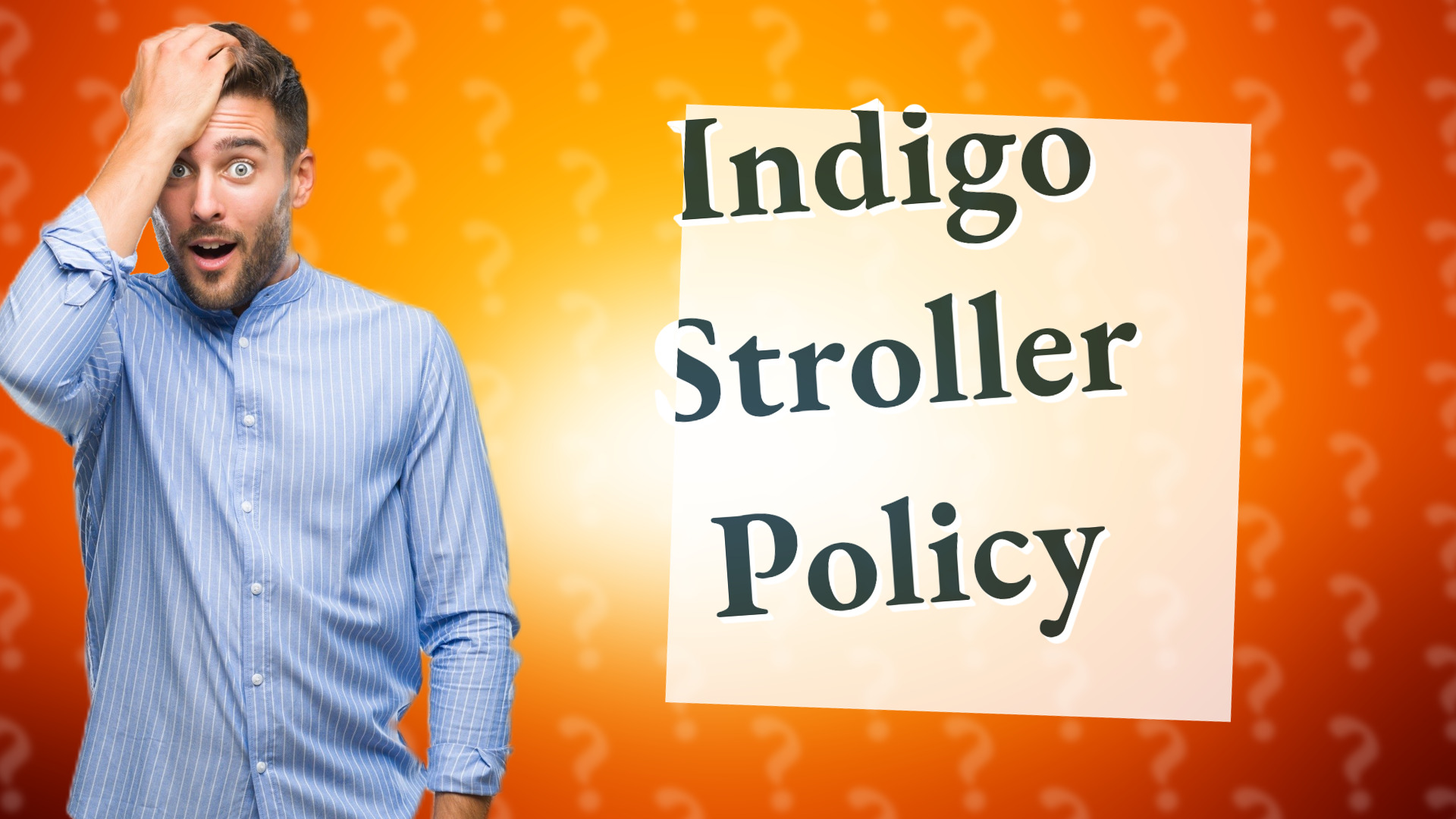 Indigo Stroller Policy