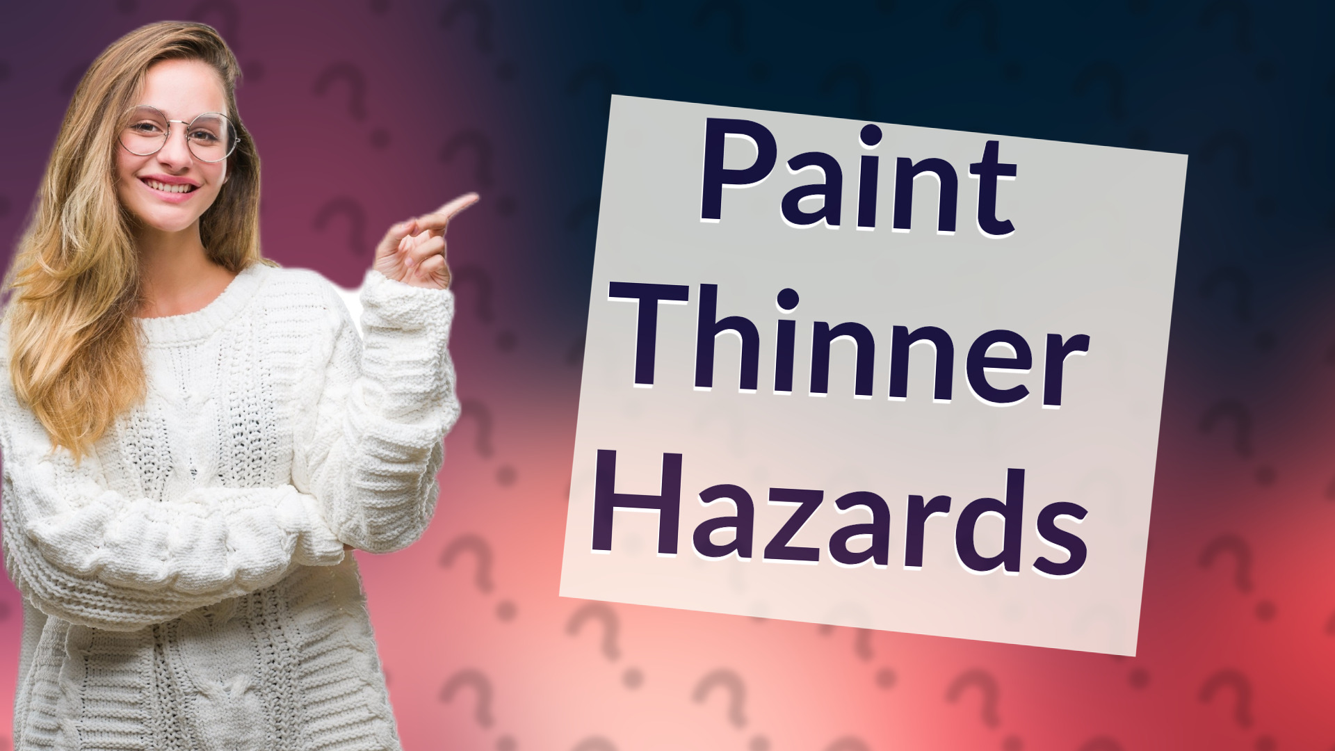 Paint Thinner Hazards