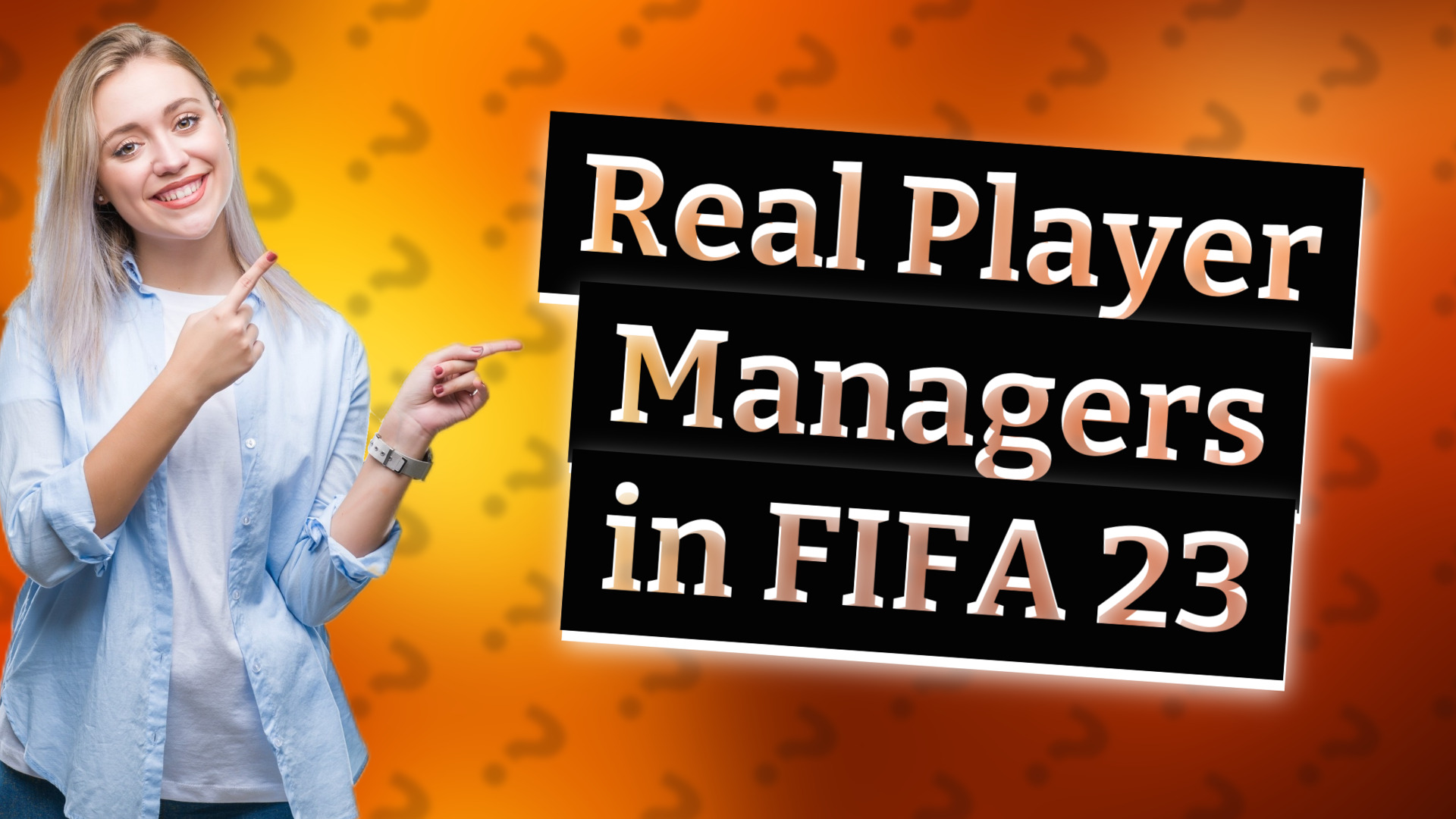 Real Player Managers in FIFA 23
