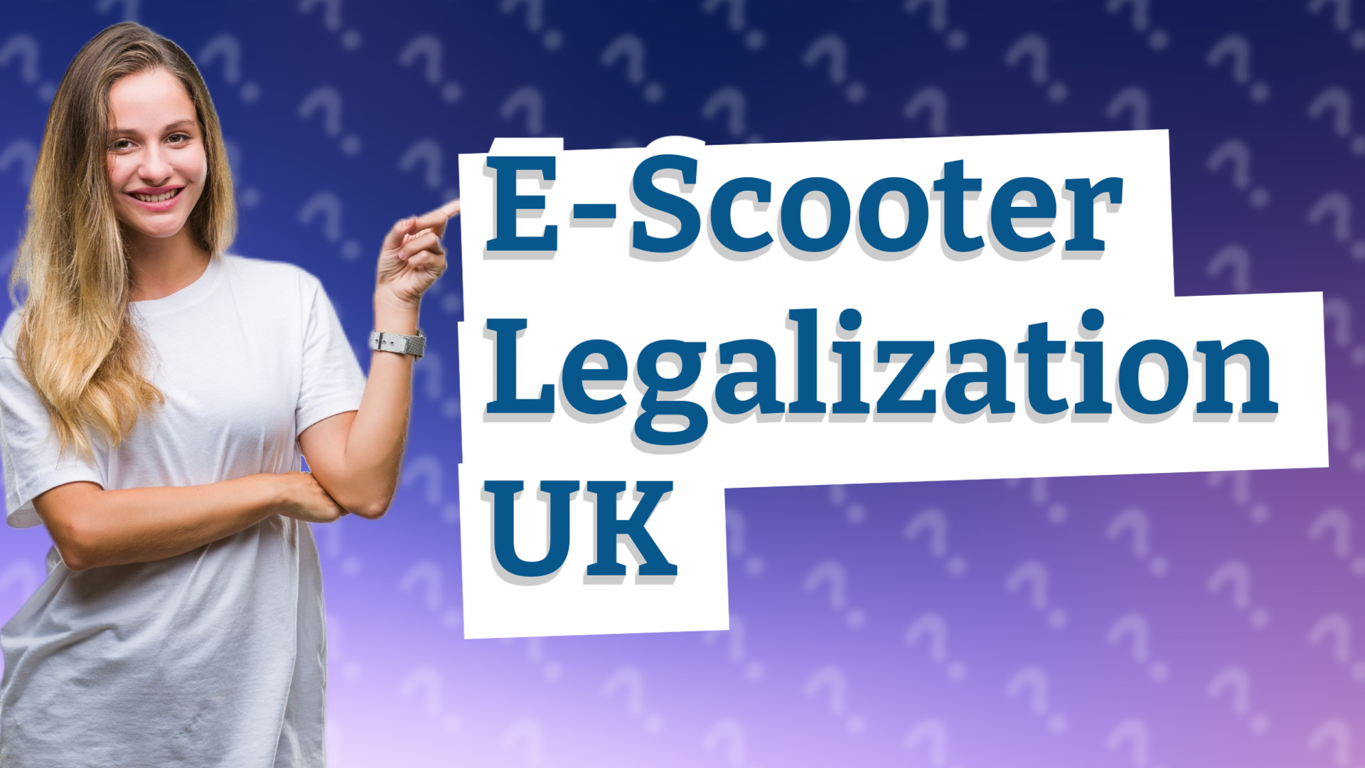 E-Scooter Legalization UK