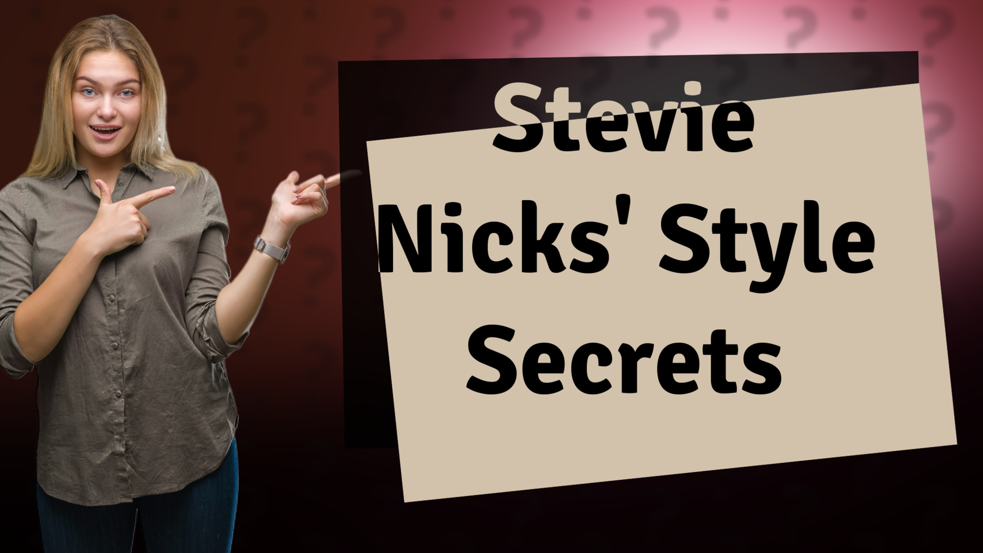 Stevie Nicks' Style Secrets