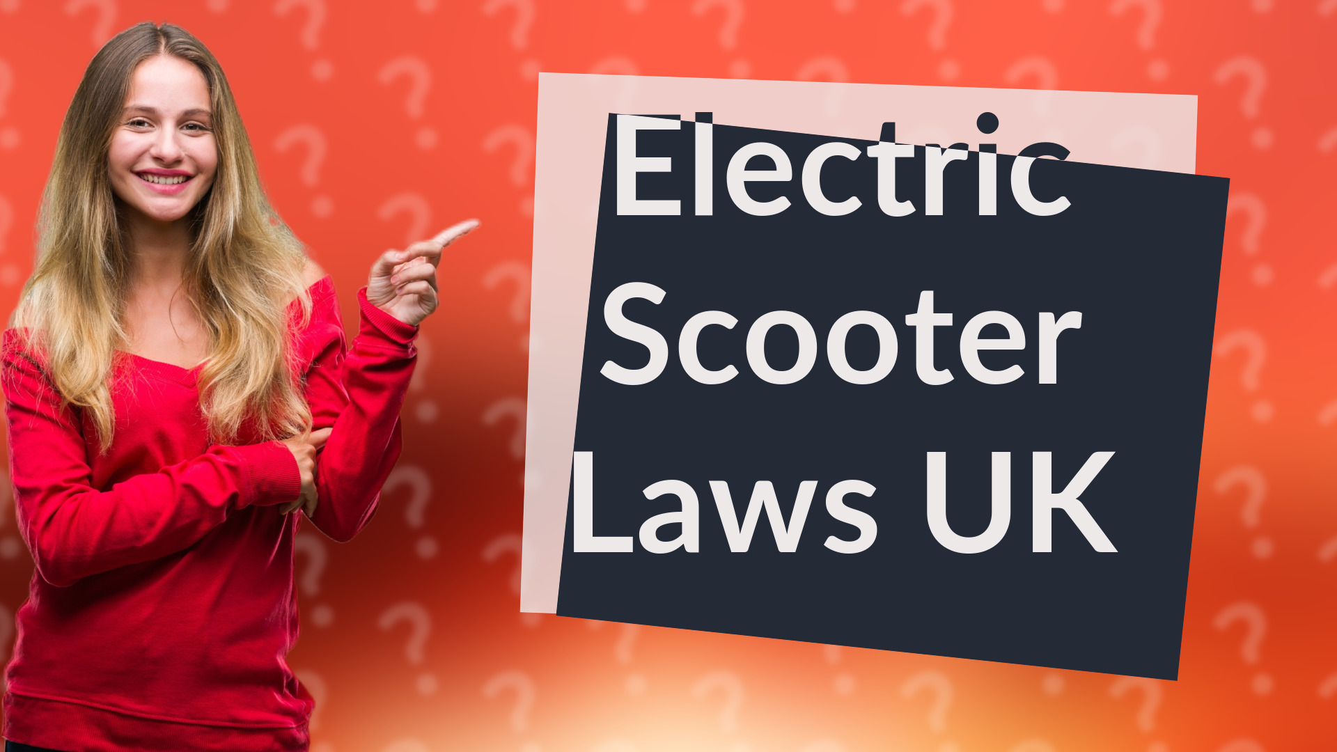 Electric Scooter Laws UK