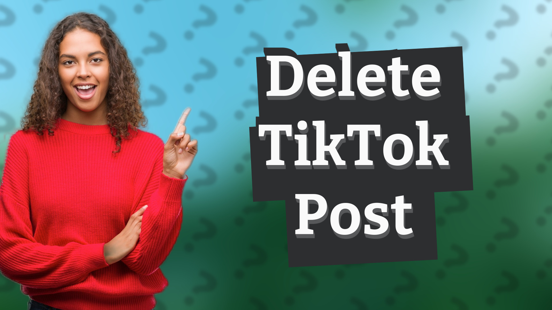 Delete TikTok Post