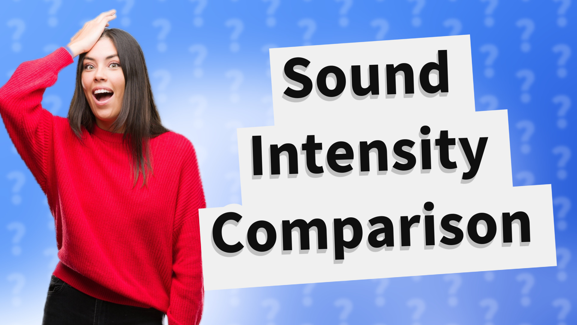 Sound Intensity Comparison