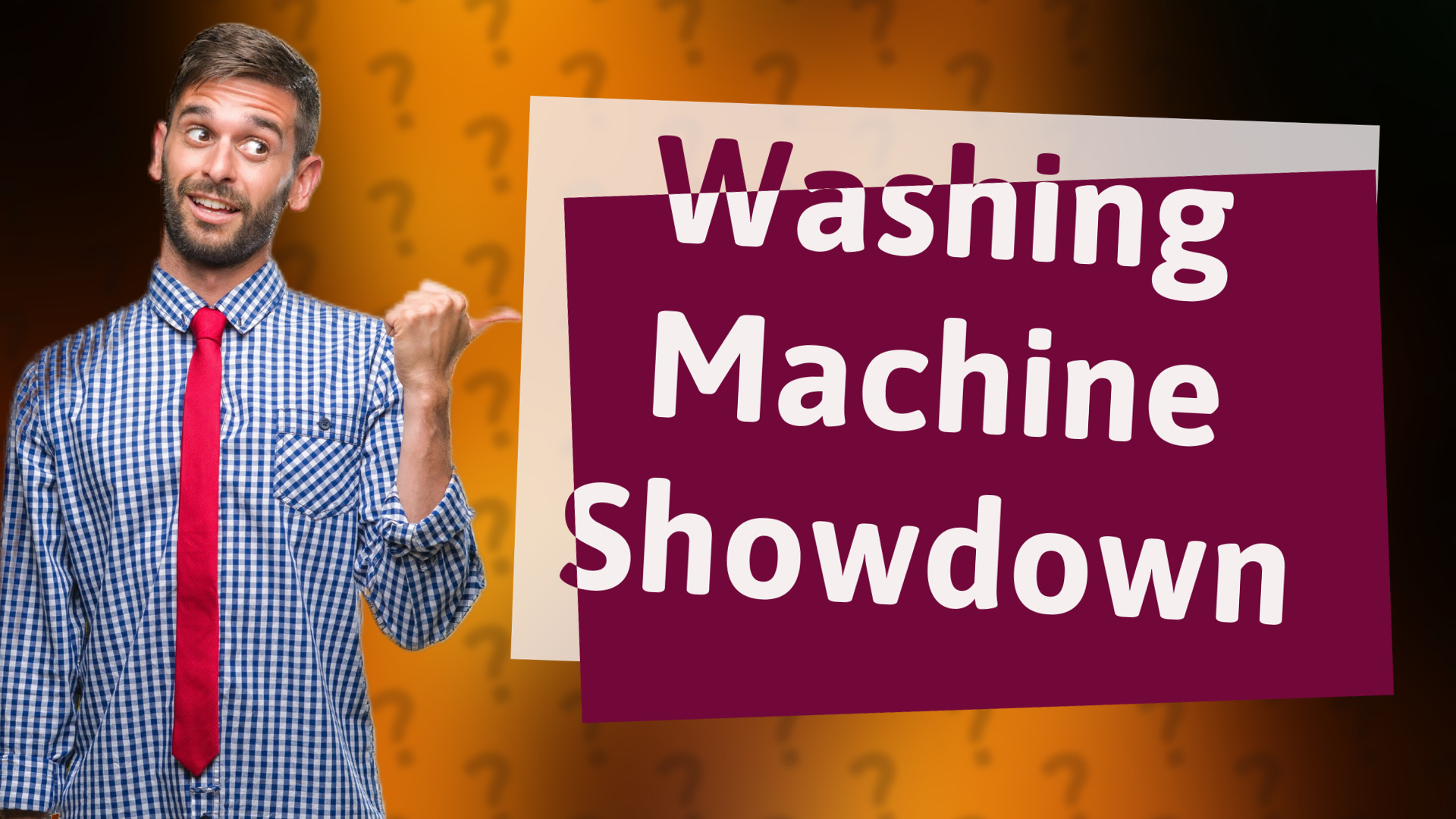 Washing Machine Showdown