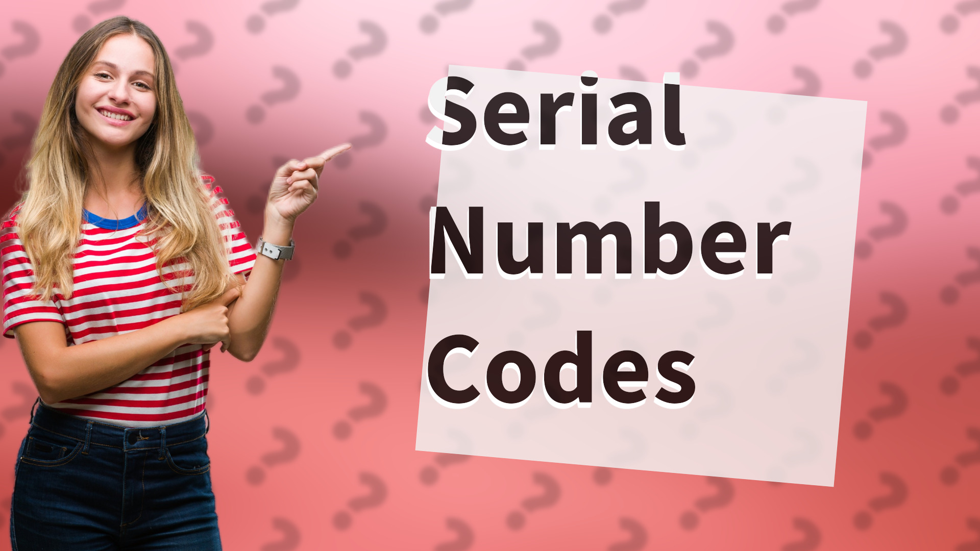 Serial Number Codes