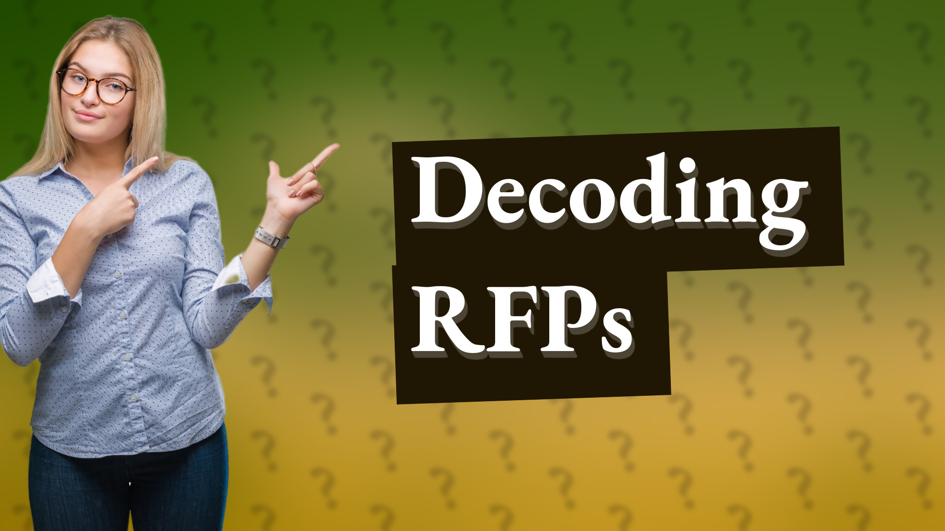 Decoding RFPs