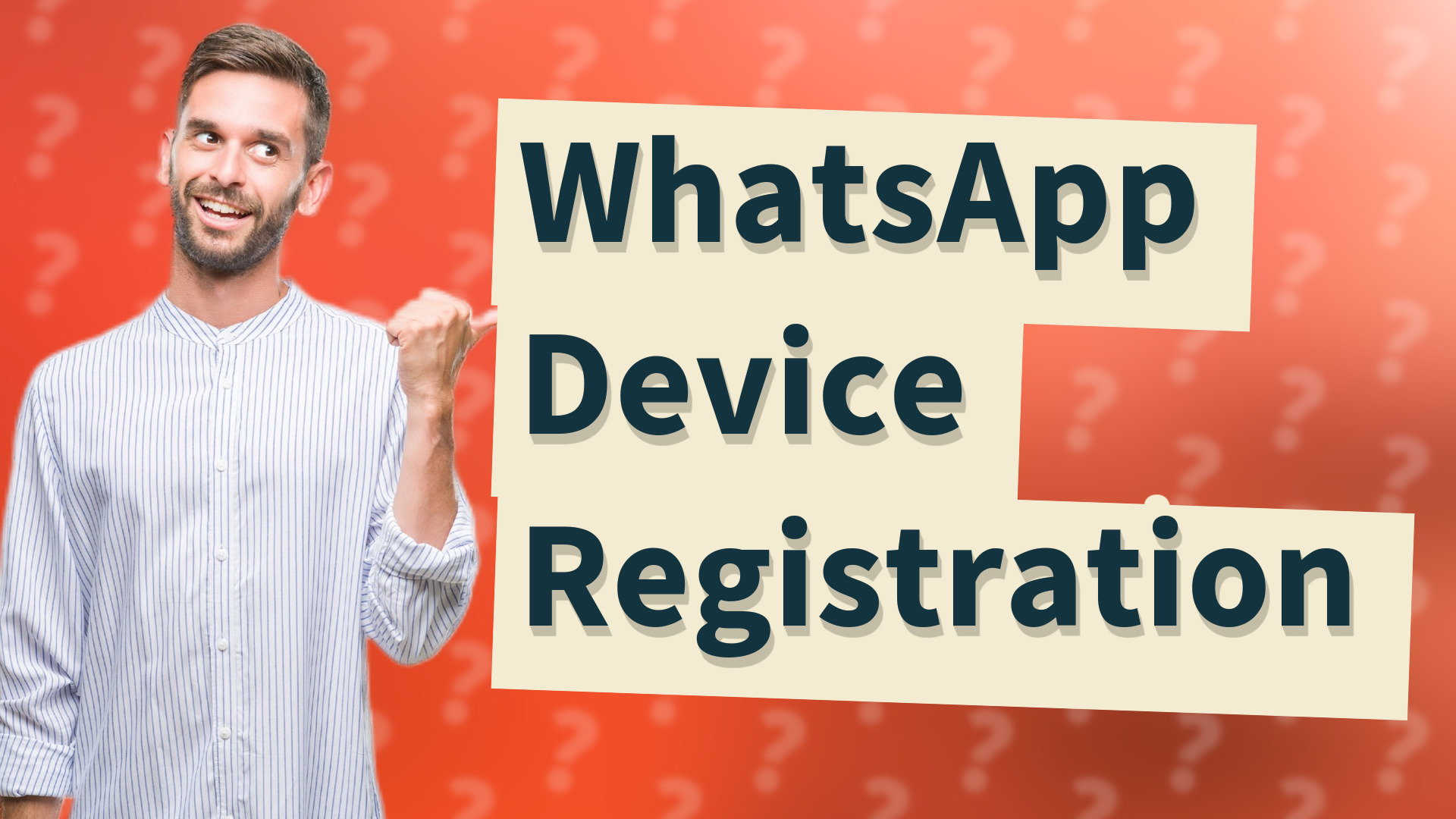 WhatsApp Device Registration