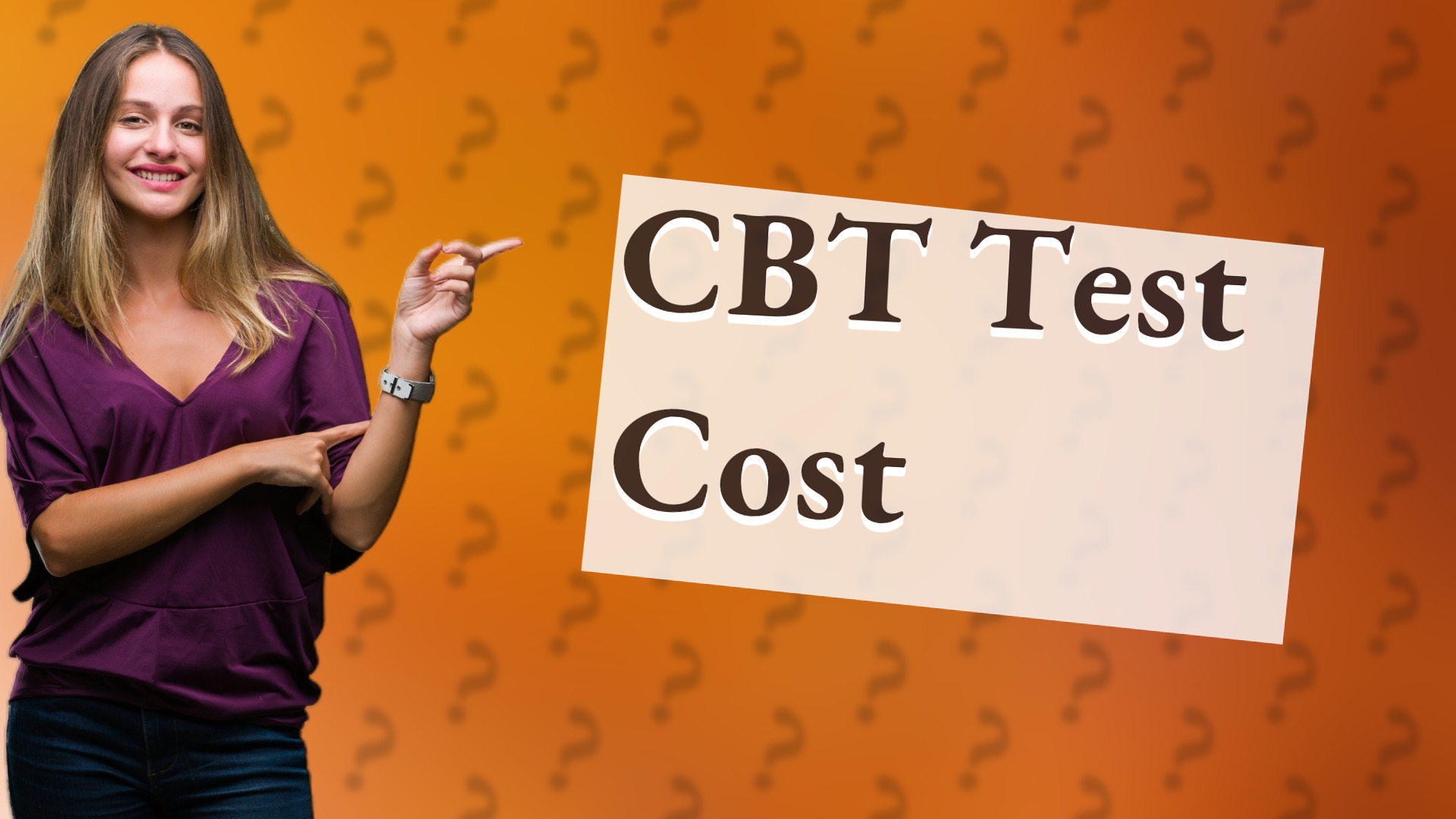 CBT Test Cost