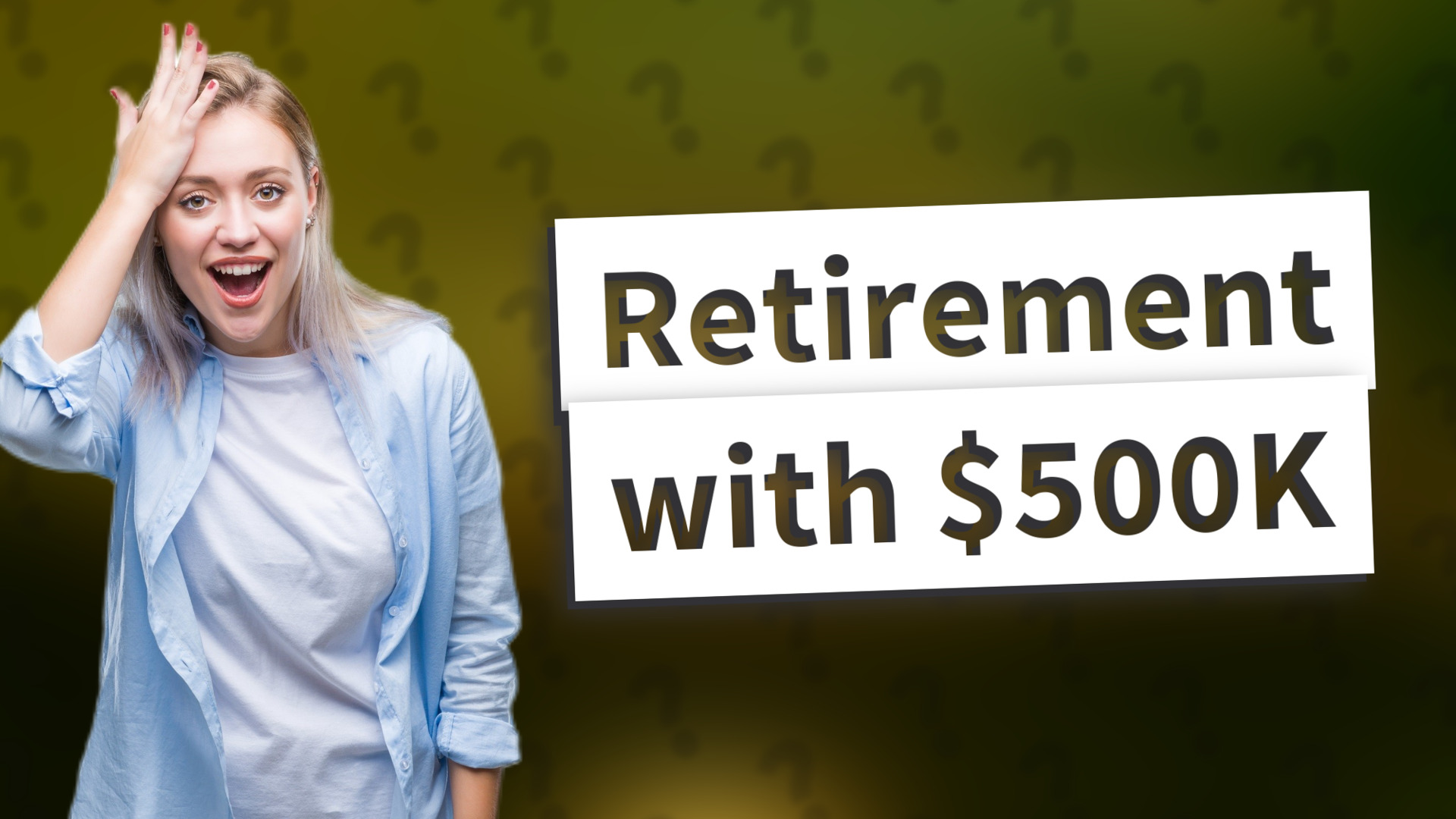 Retirement with $500K