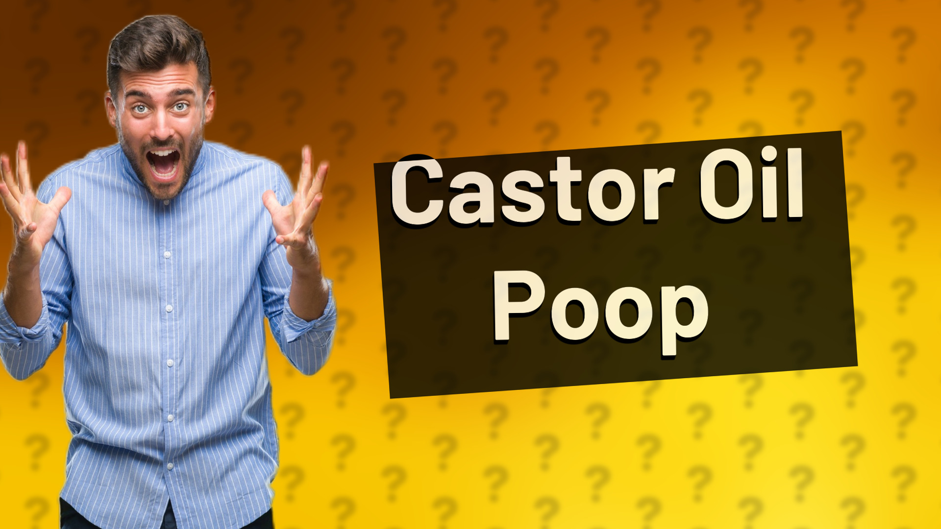 Castor Oil Poop