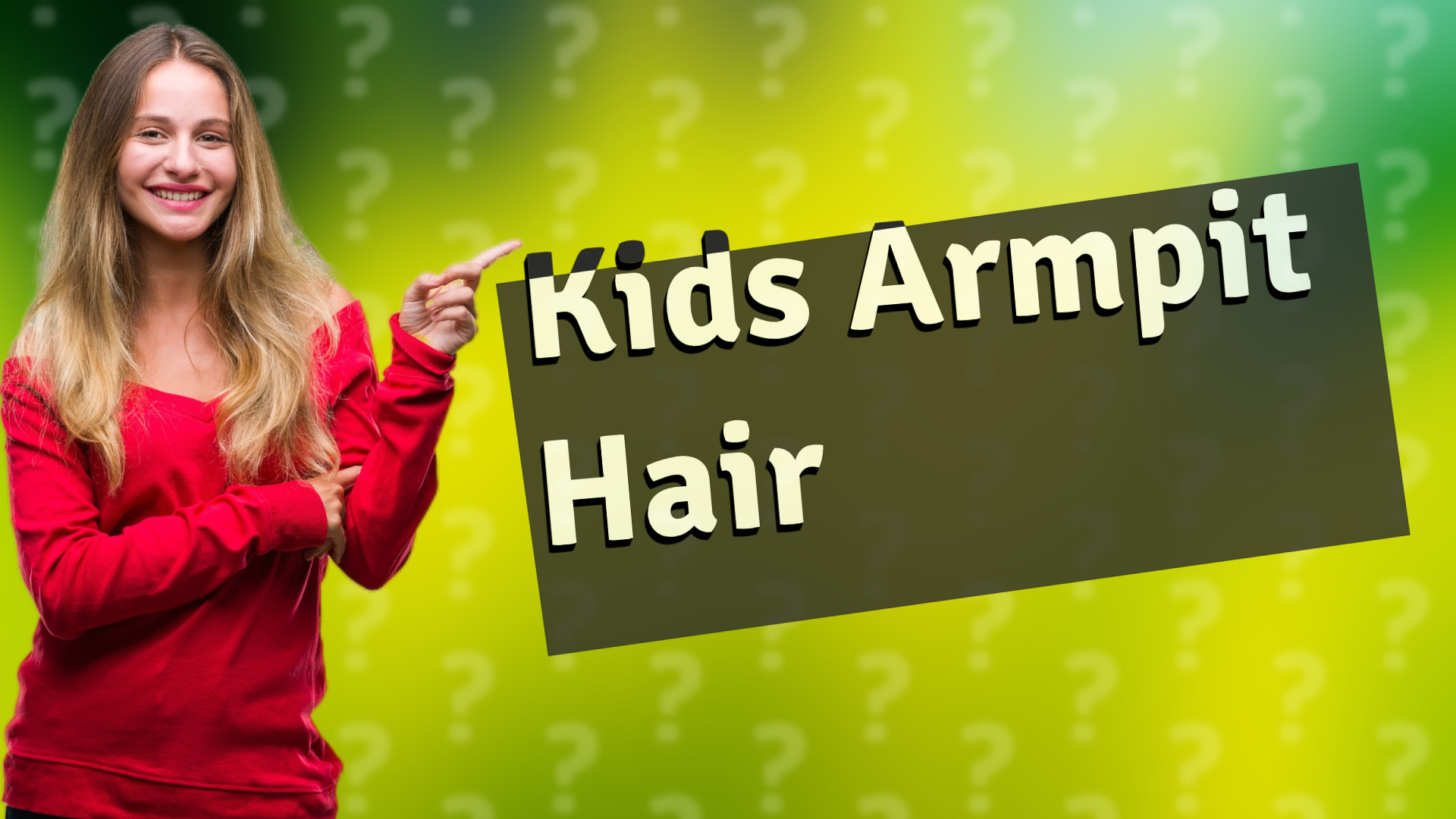 Kids Armpit Hair