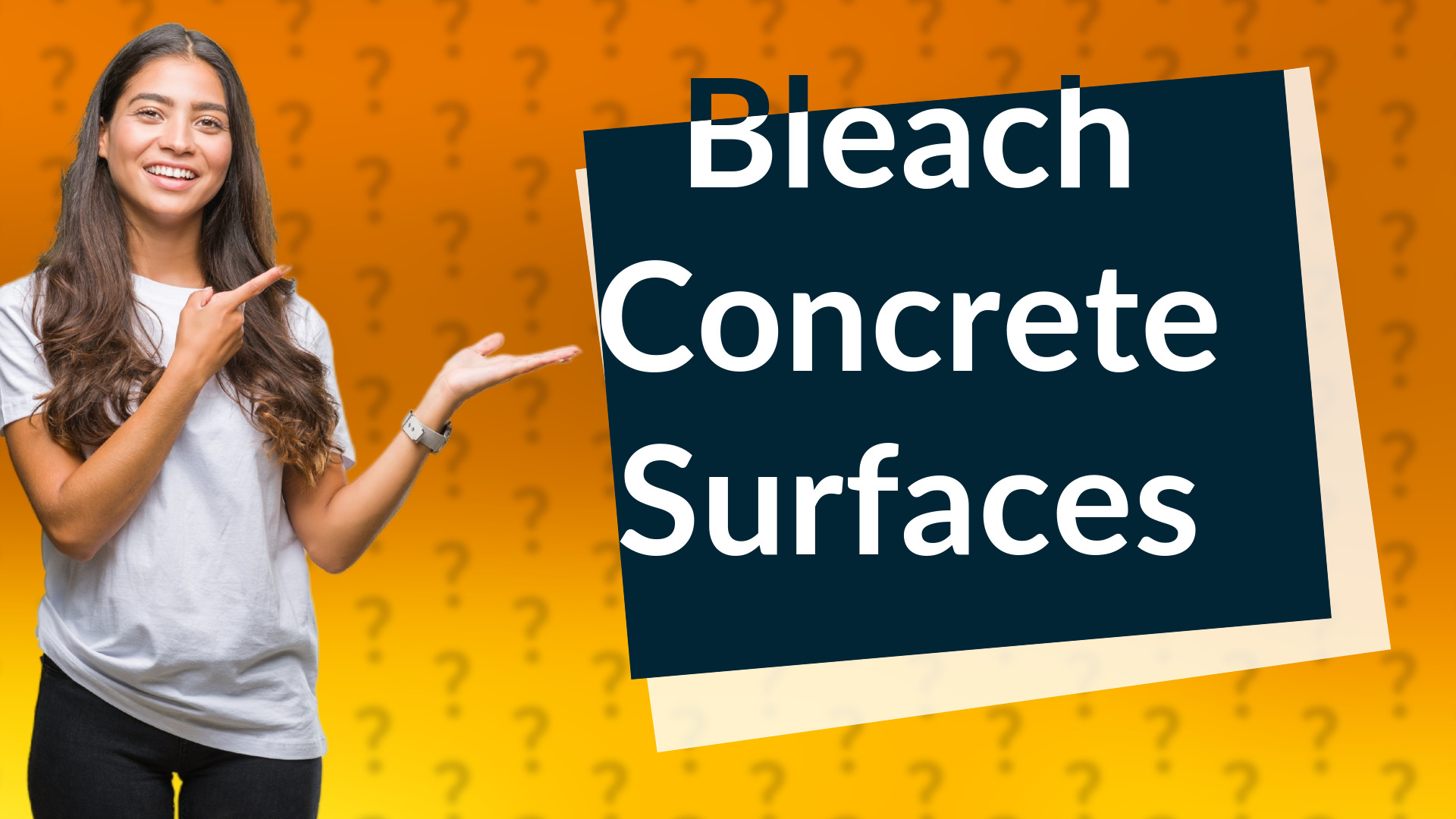 Bleach Concrete Surfaces