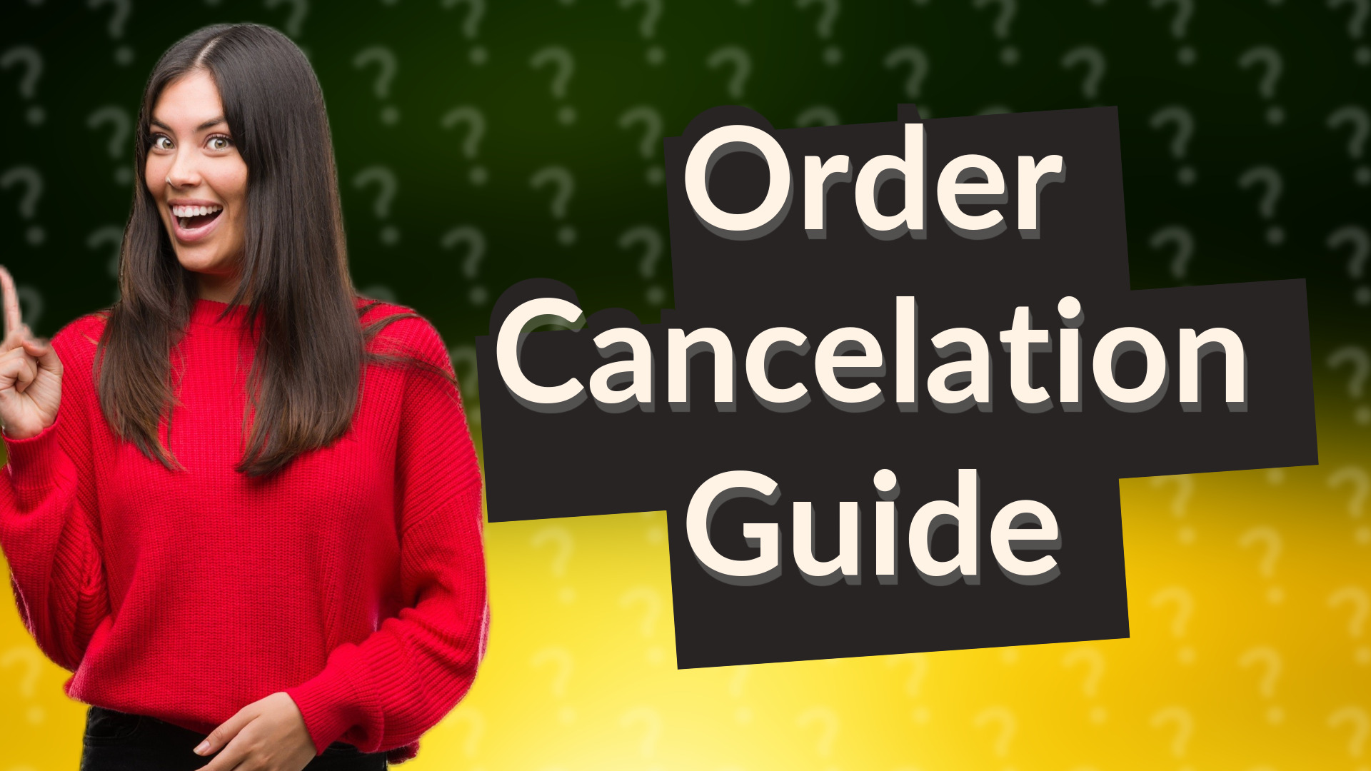 Order Cancelation Guide