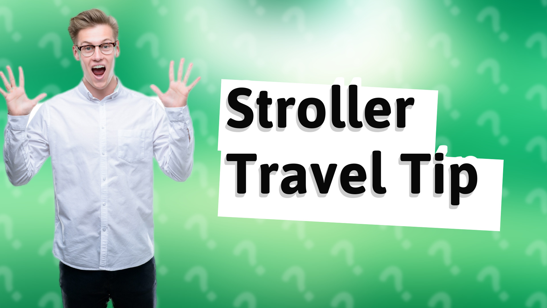 Stroller Travel Tip
