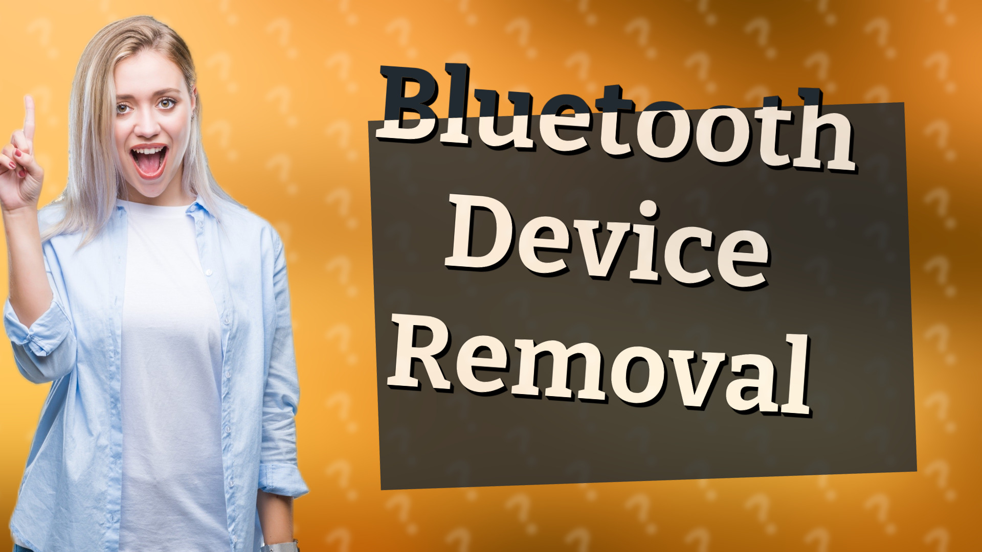Bluetooth Device Removal