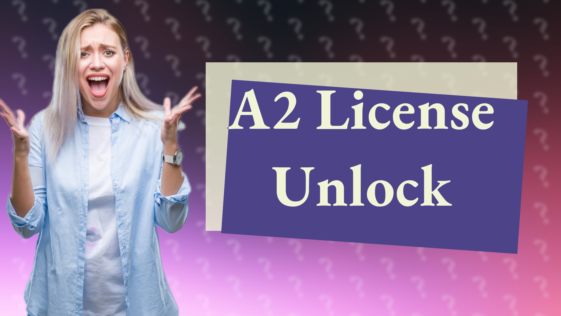 A2 License Unlock