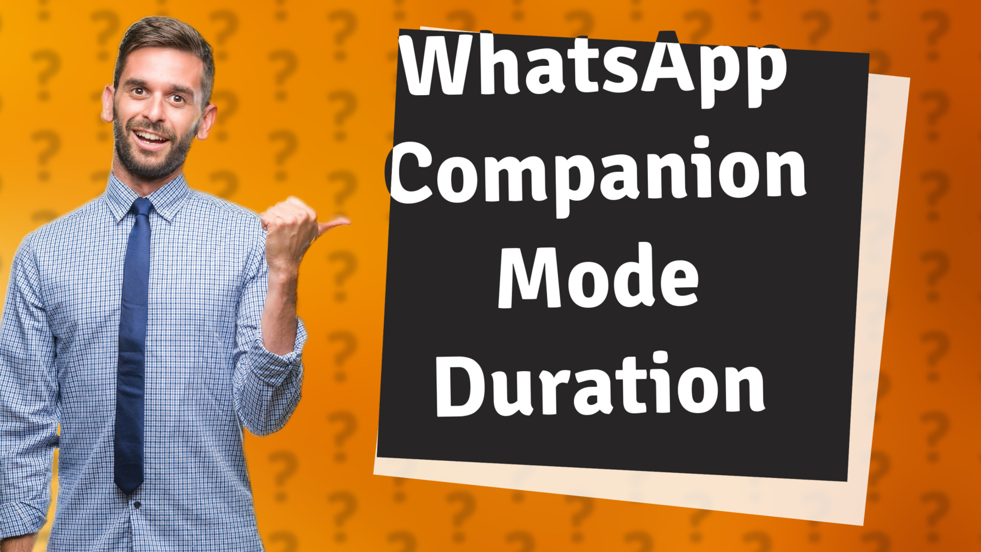 WhatsApp Companion Mode Duration