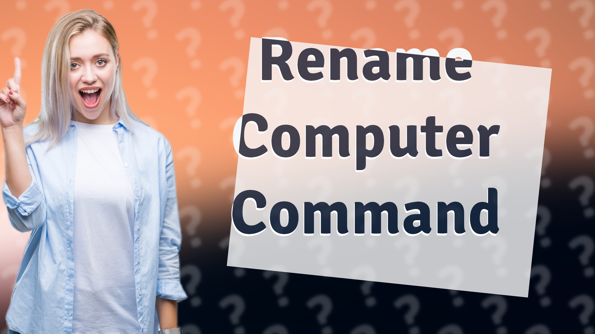 Rename Computer Command