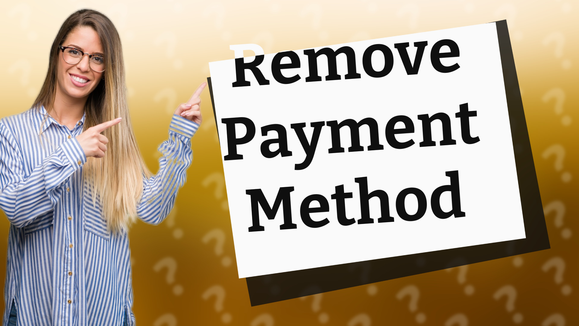 Remove Payment Method