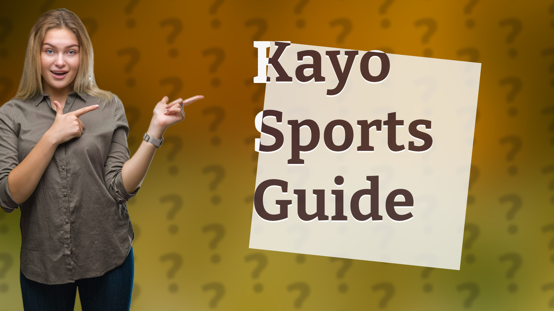 Kayo Sports Guide