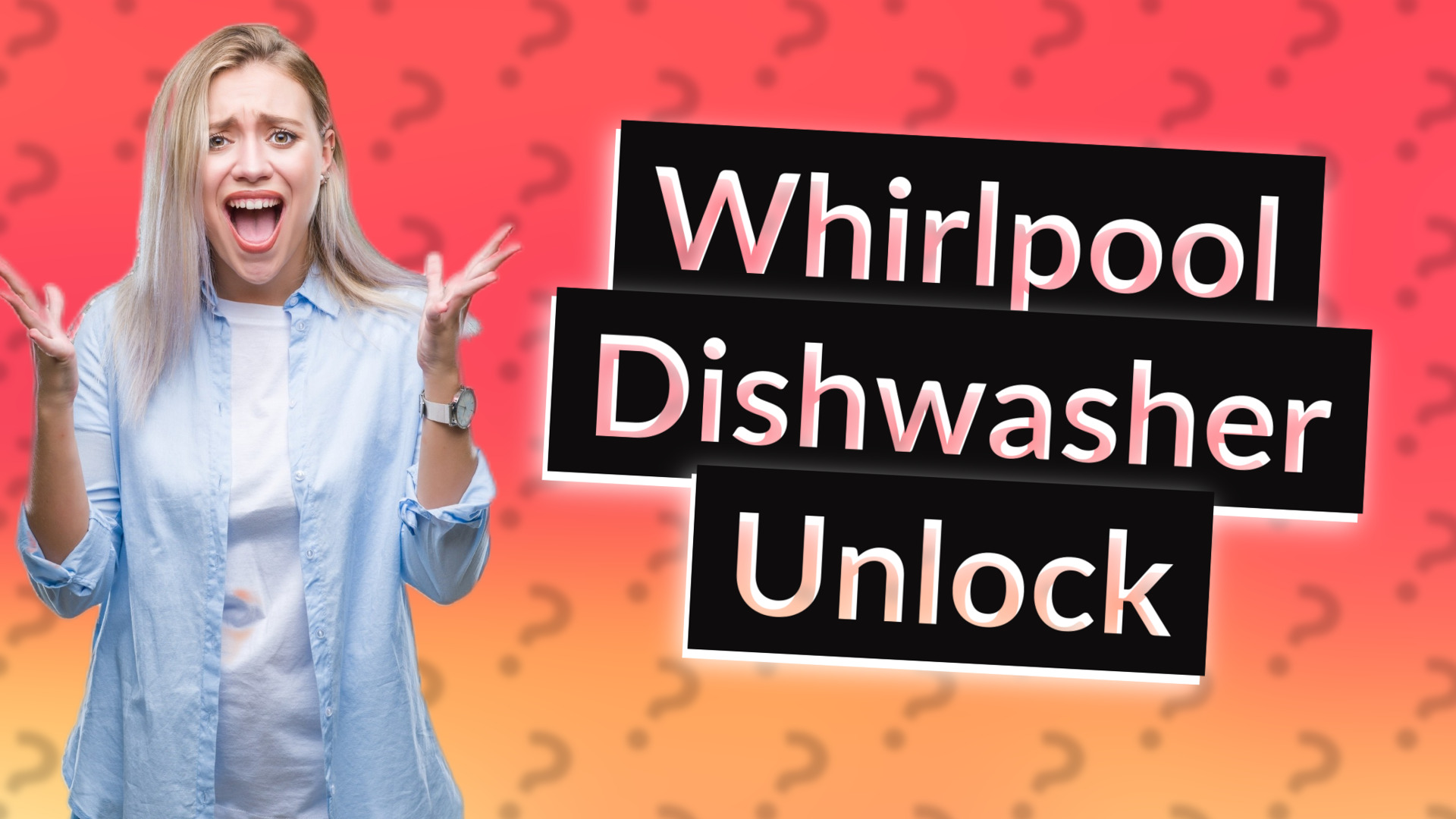 Whirlpool Dishwasher Unlock
