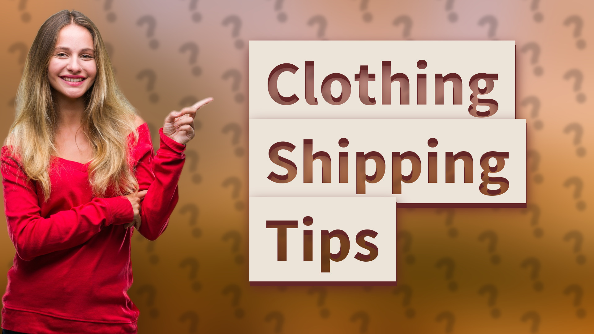 Clothing Shipping Tips