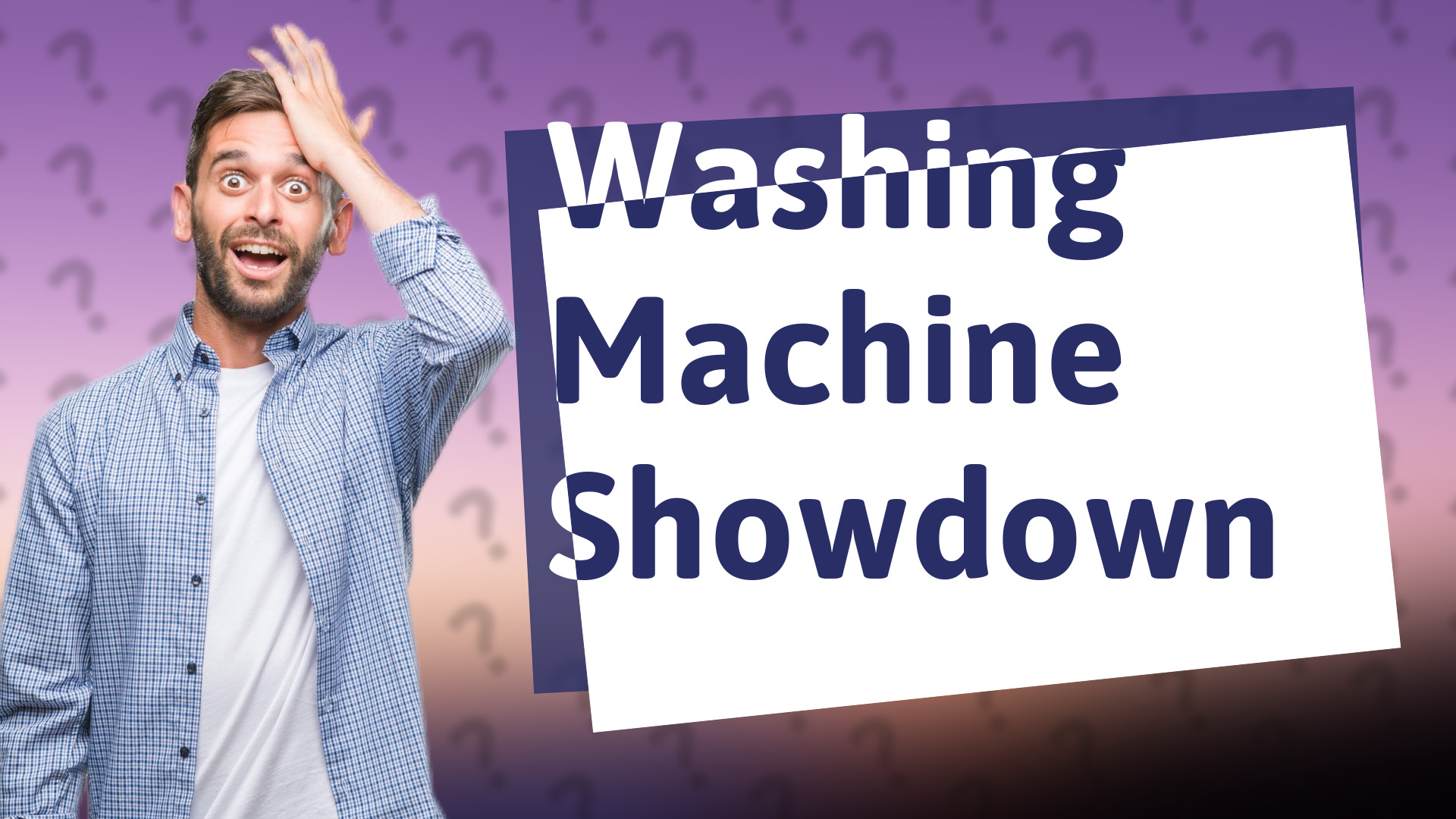 Washing Machine Showdown