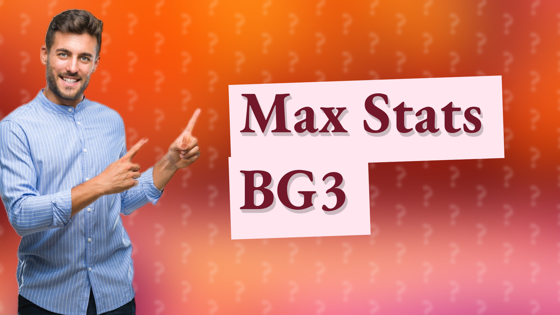 Max Stats BG3