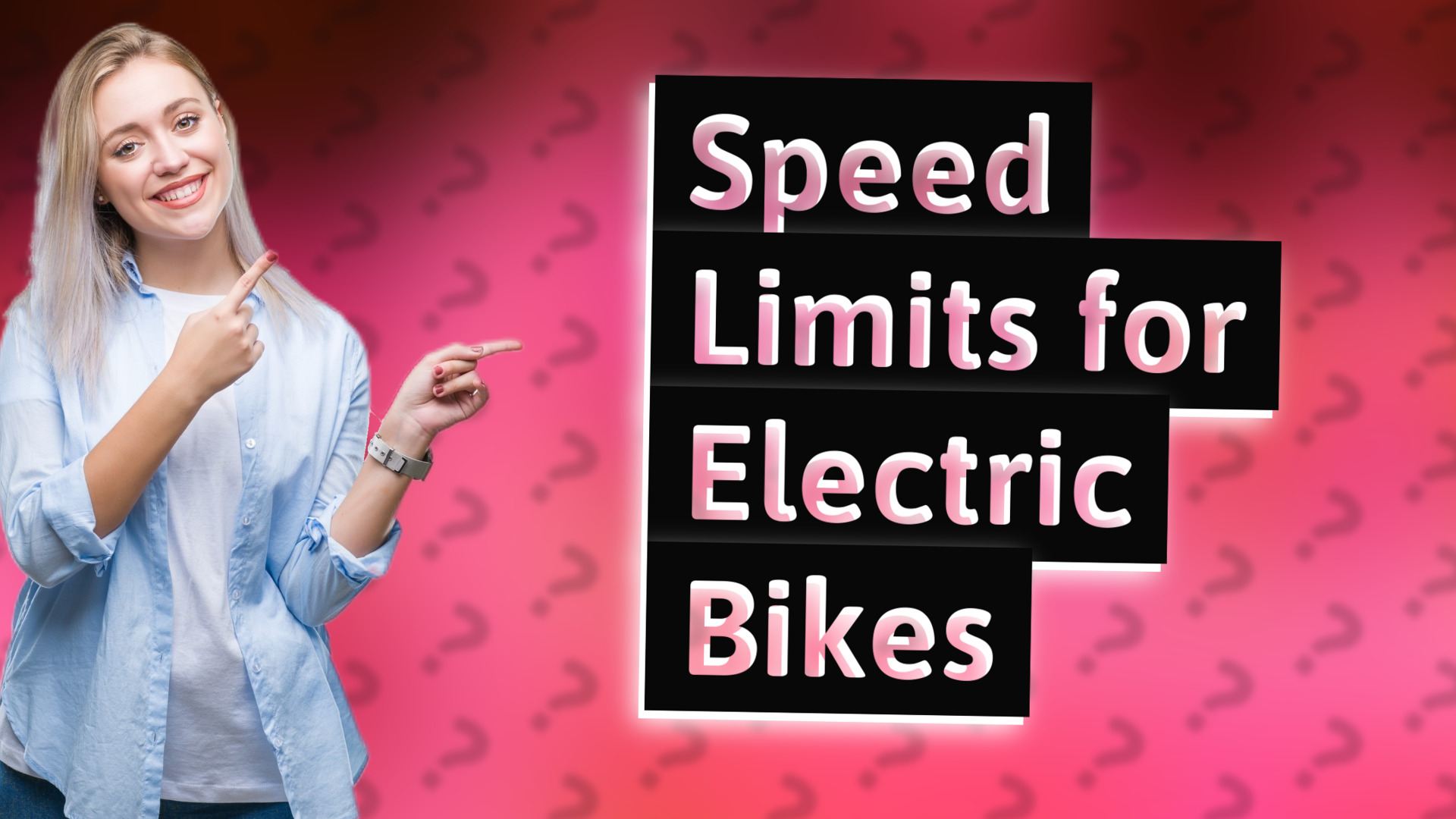 Speed Limits for Electric Bikes
