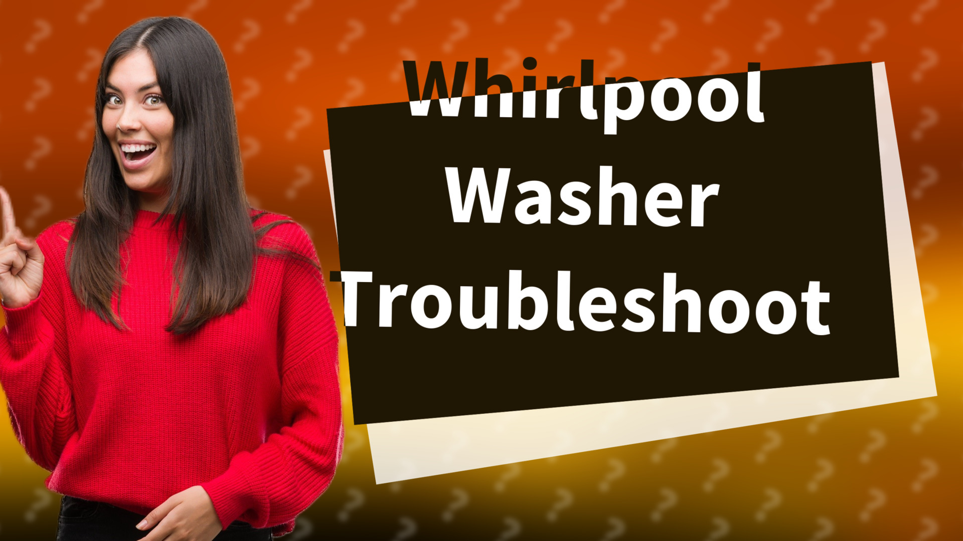 Whirlpool Washer Troubleshoot