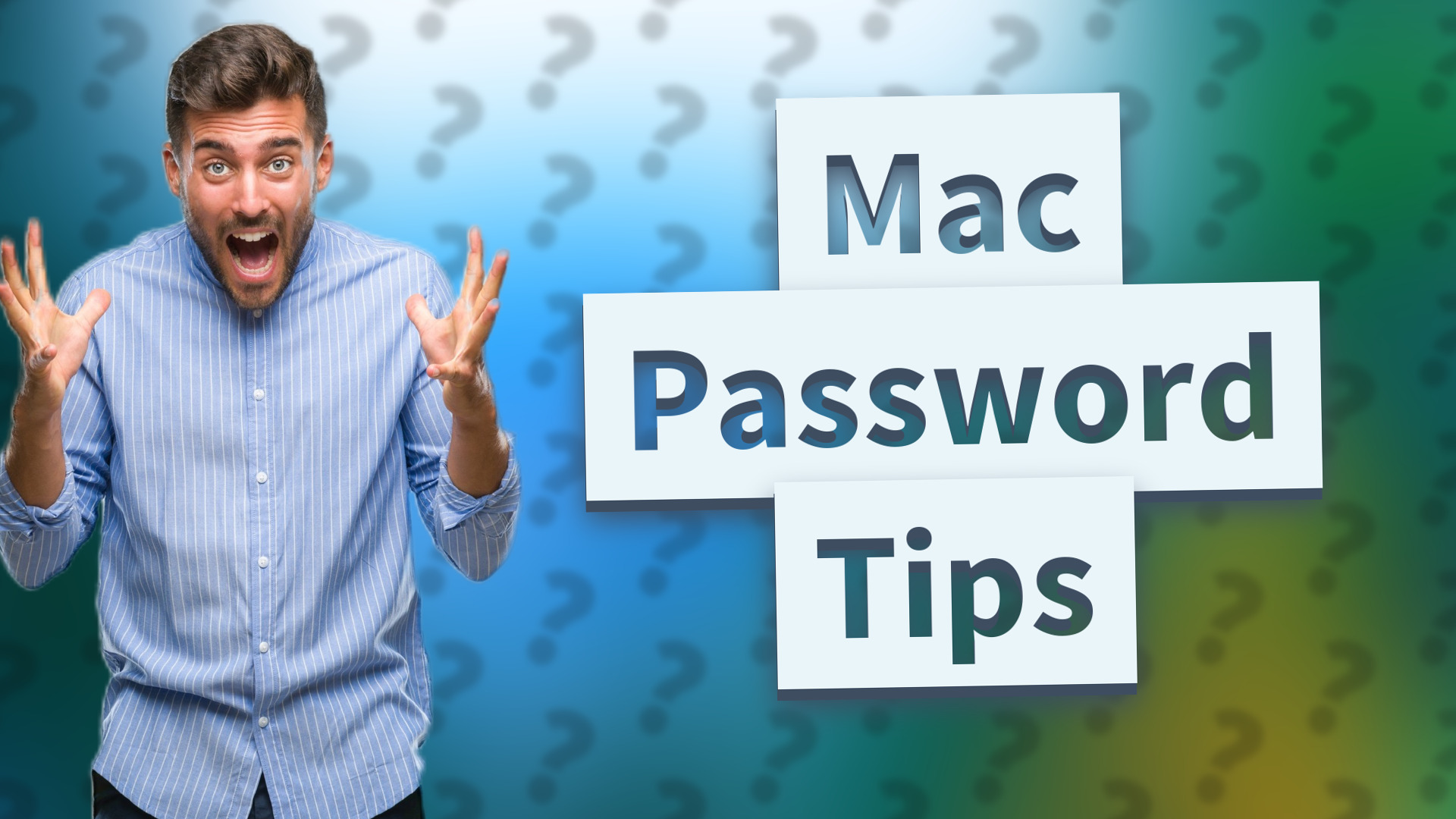 Mac Password Tips