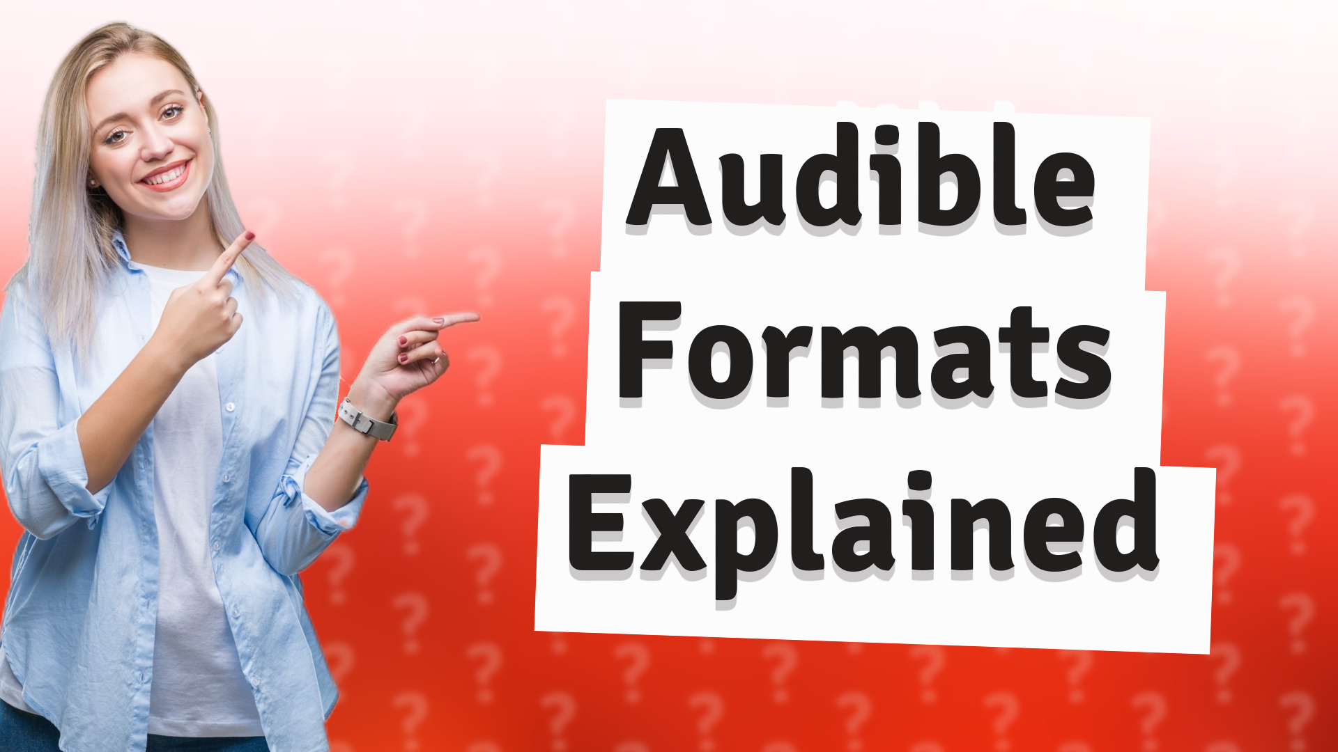 Audible Formats Explained