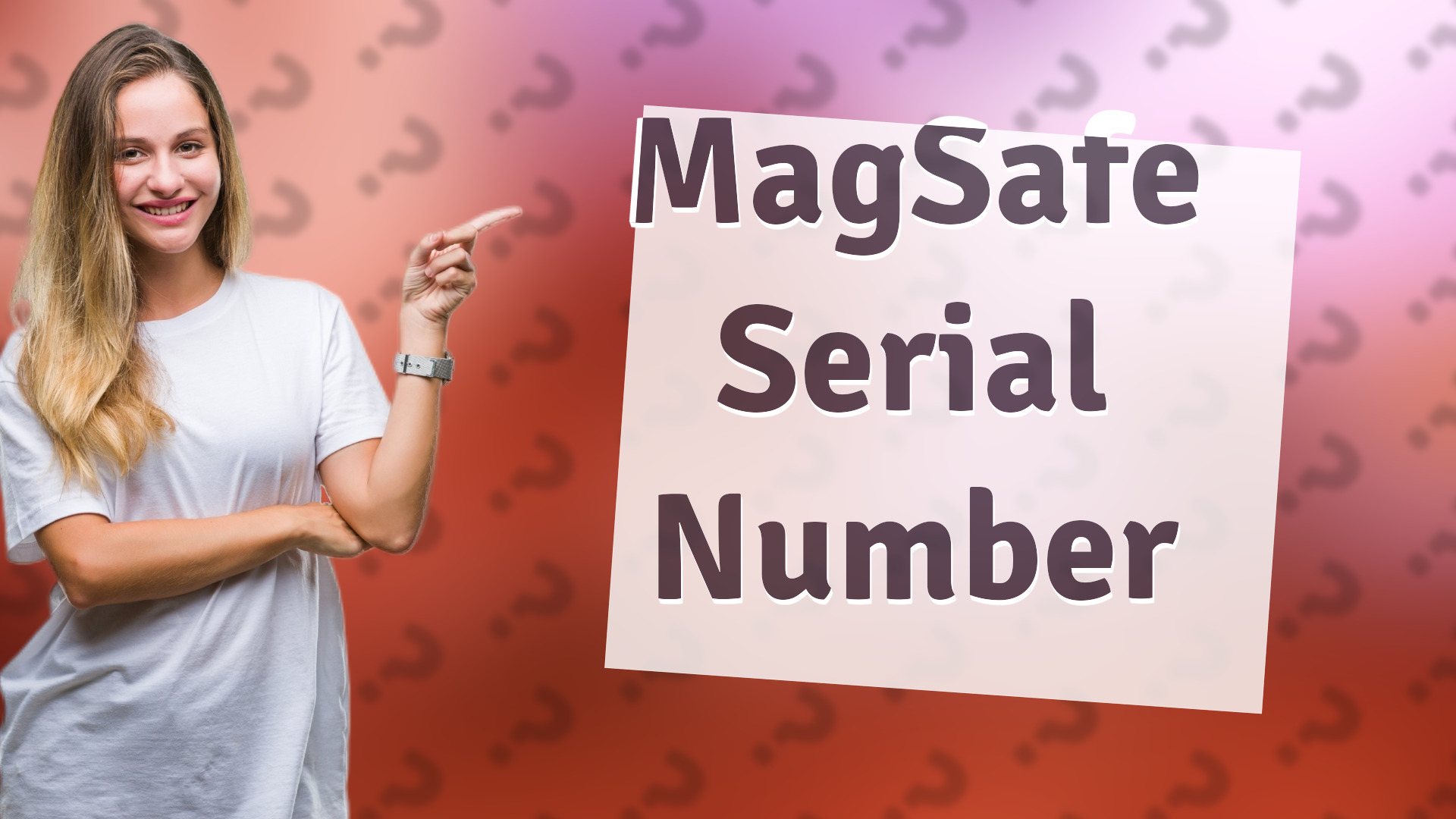 MagSafe Serial Number