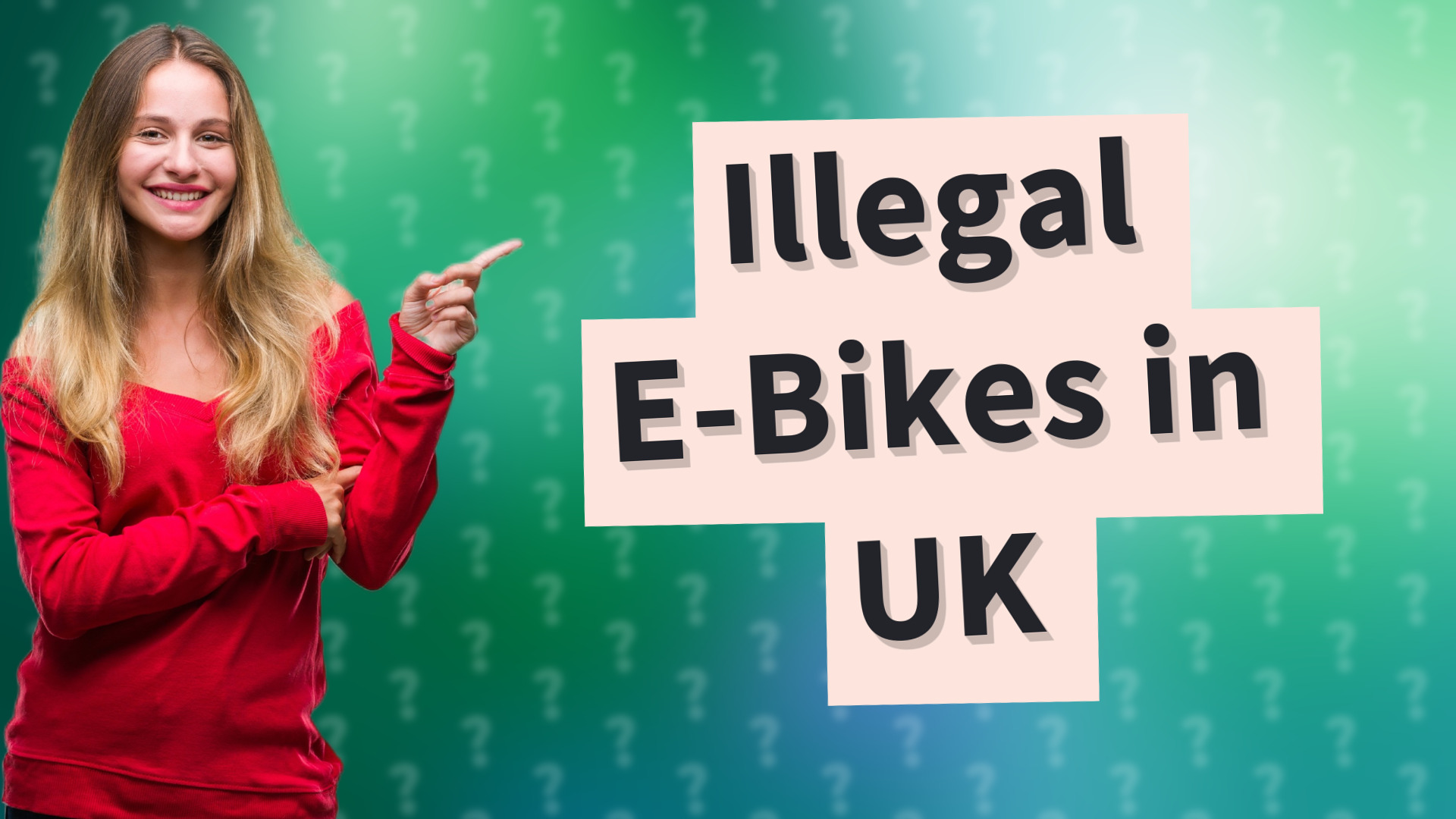 Illegal E-Bikes in UK