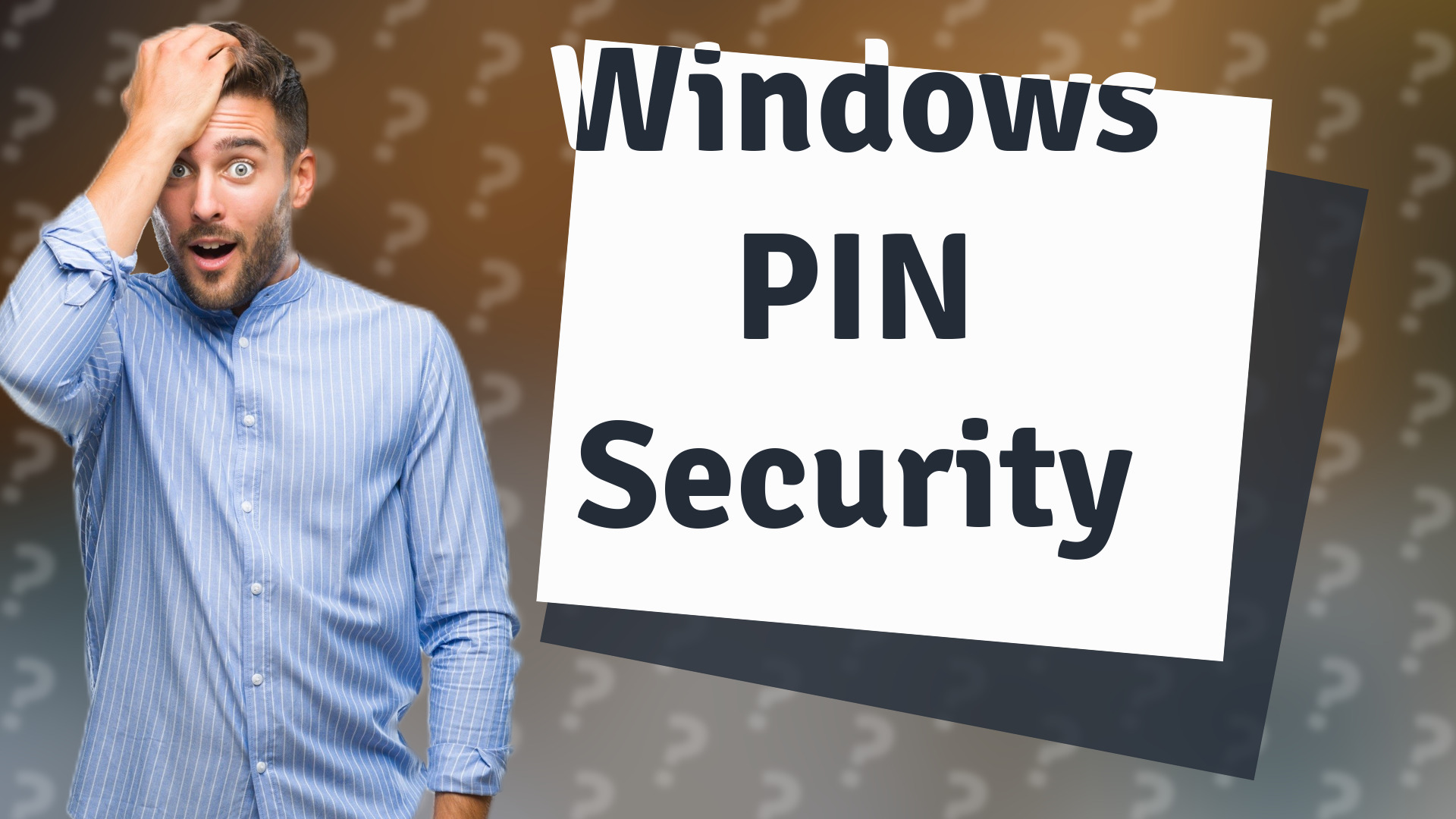 Windows PIN Security