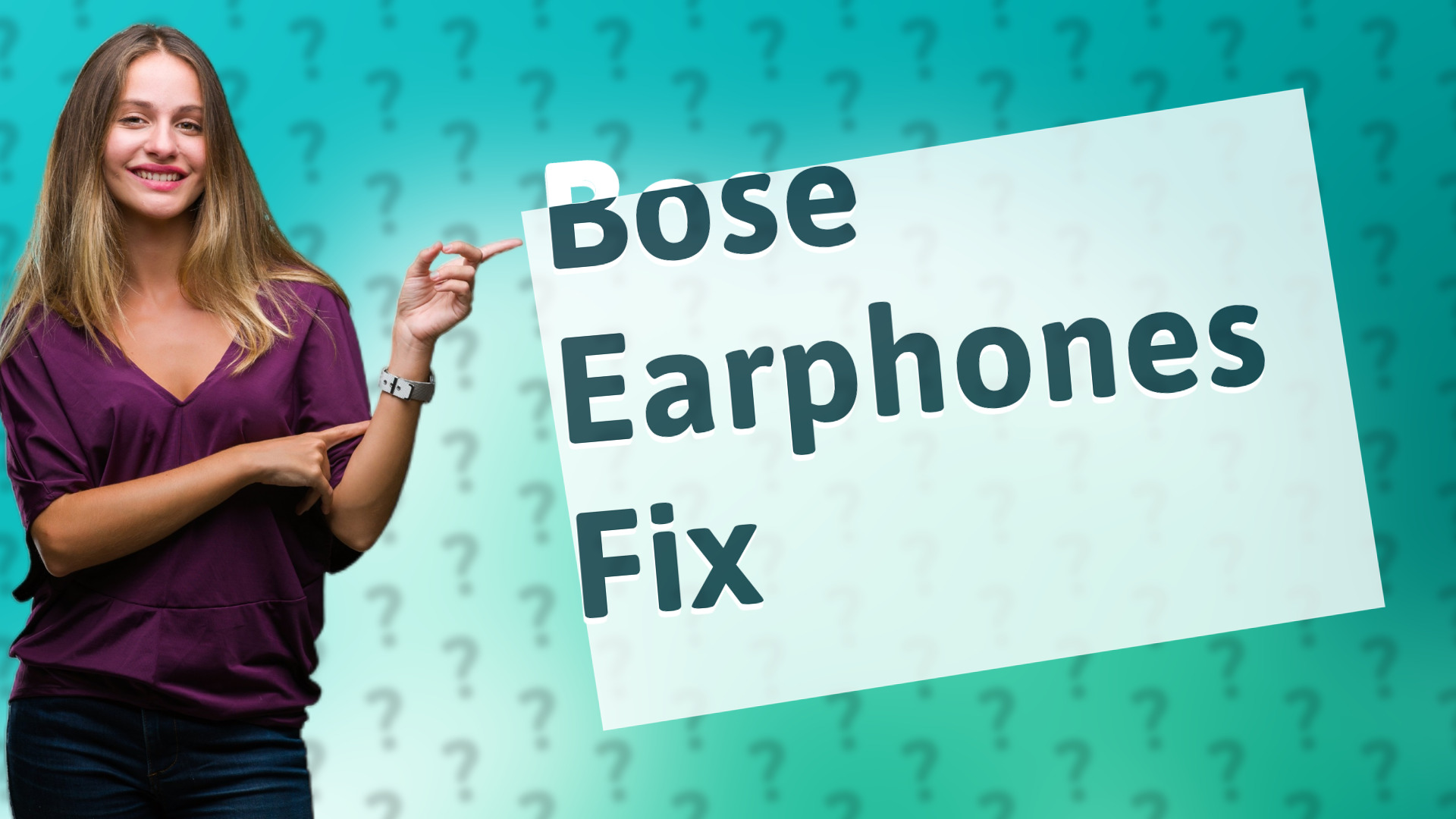 Bose Earphones Fix