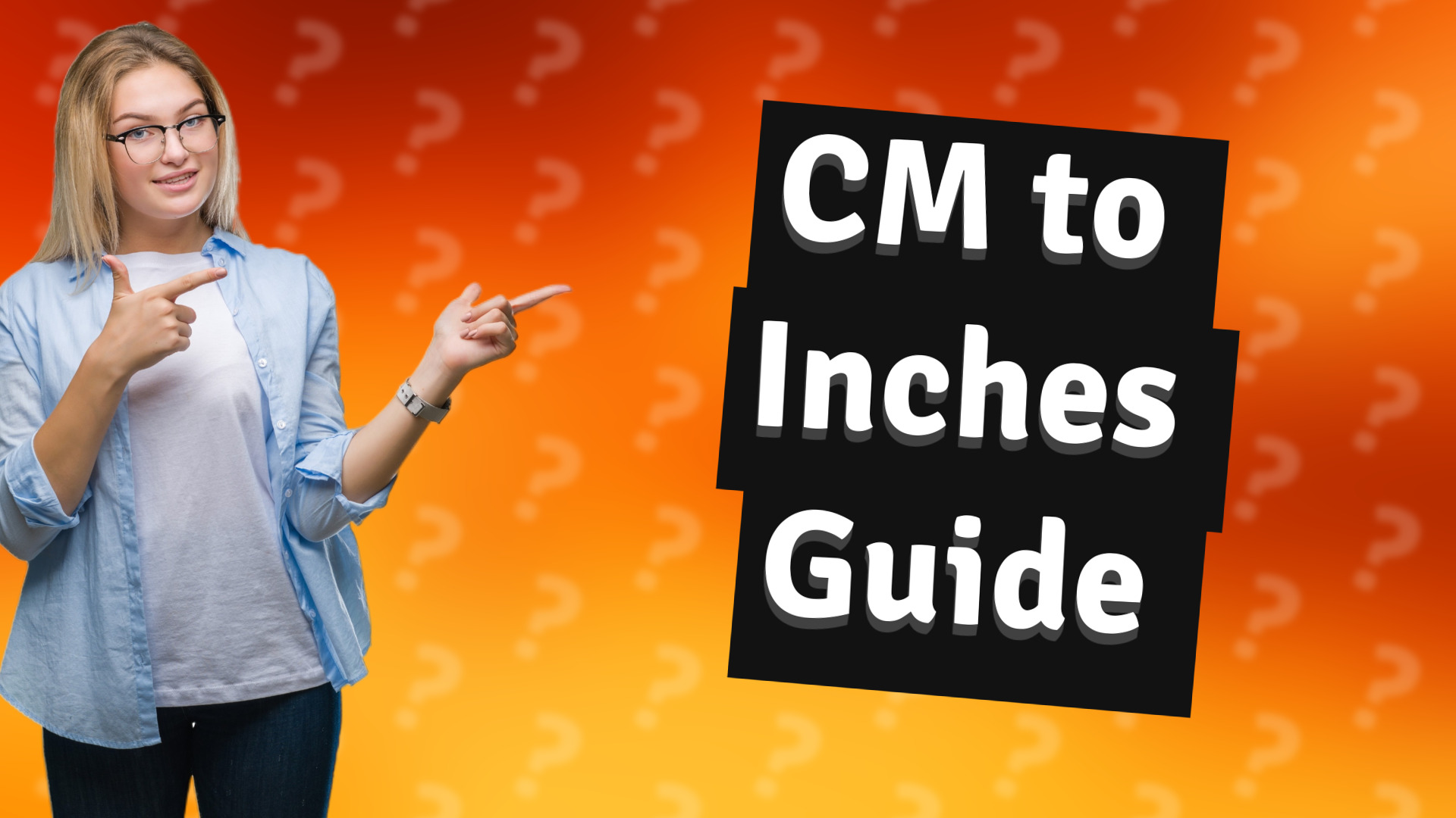 CM to Inches Guide