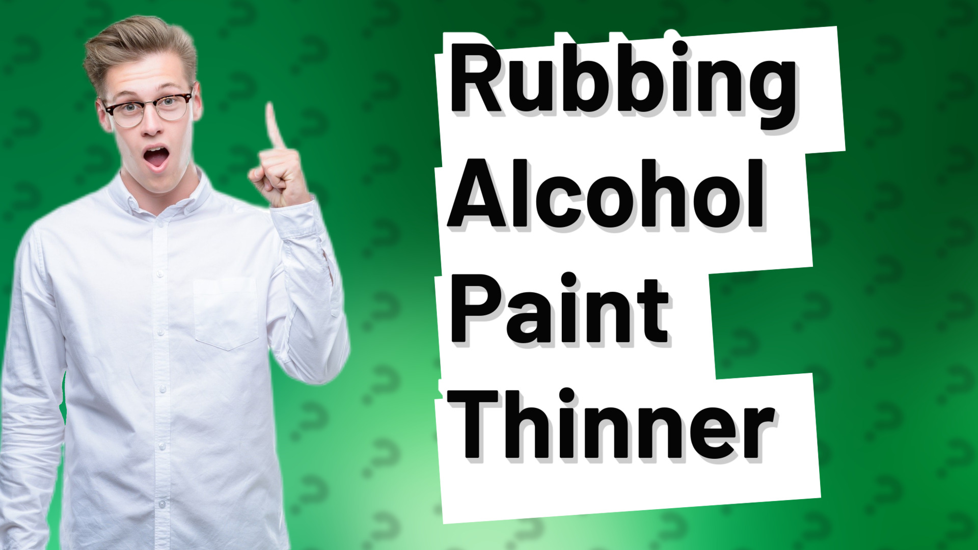 Rubbing Alcohol Paint Thinner