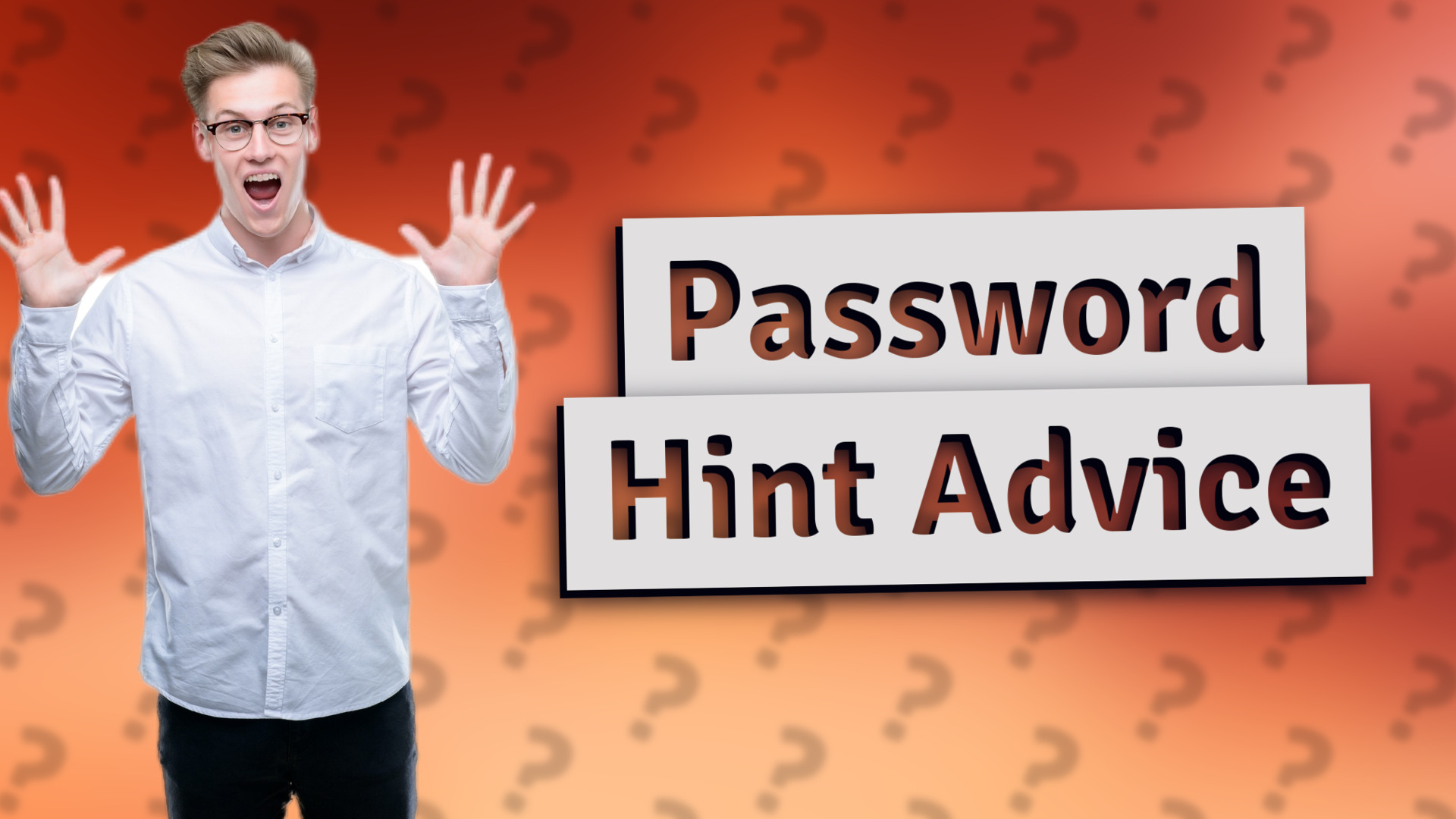 Password Hint Advice