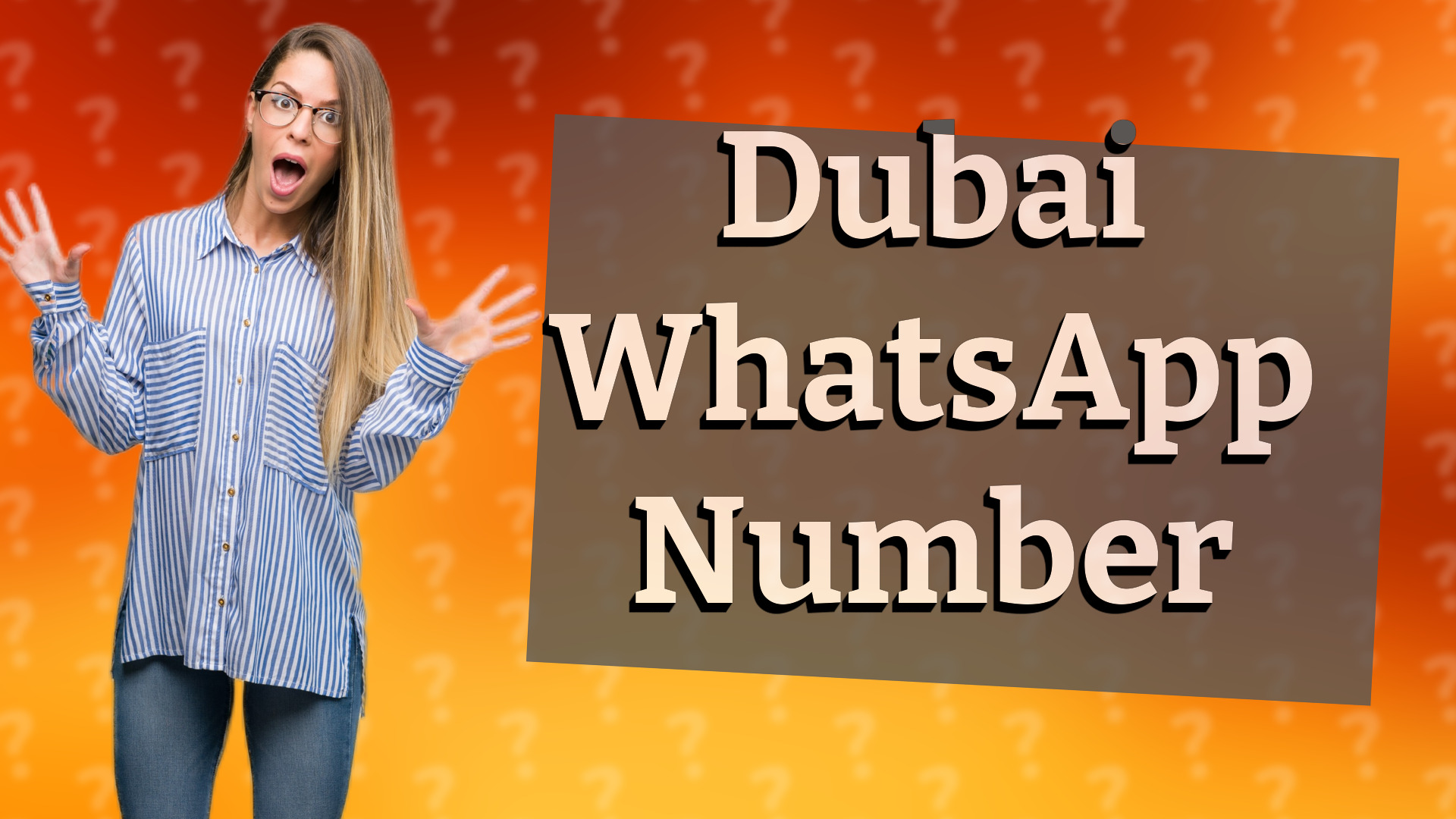 Dubai WhatsApp Number
