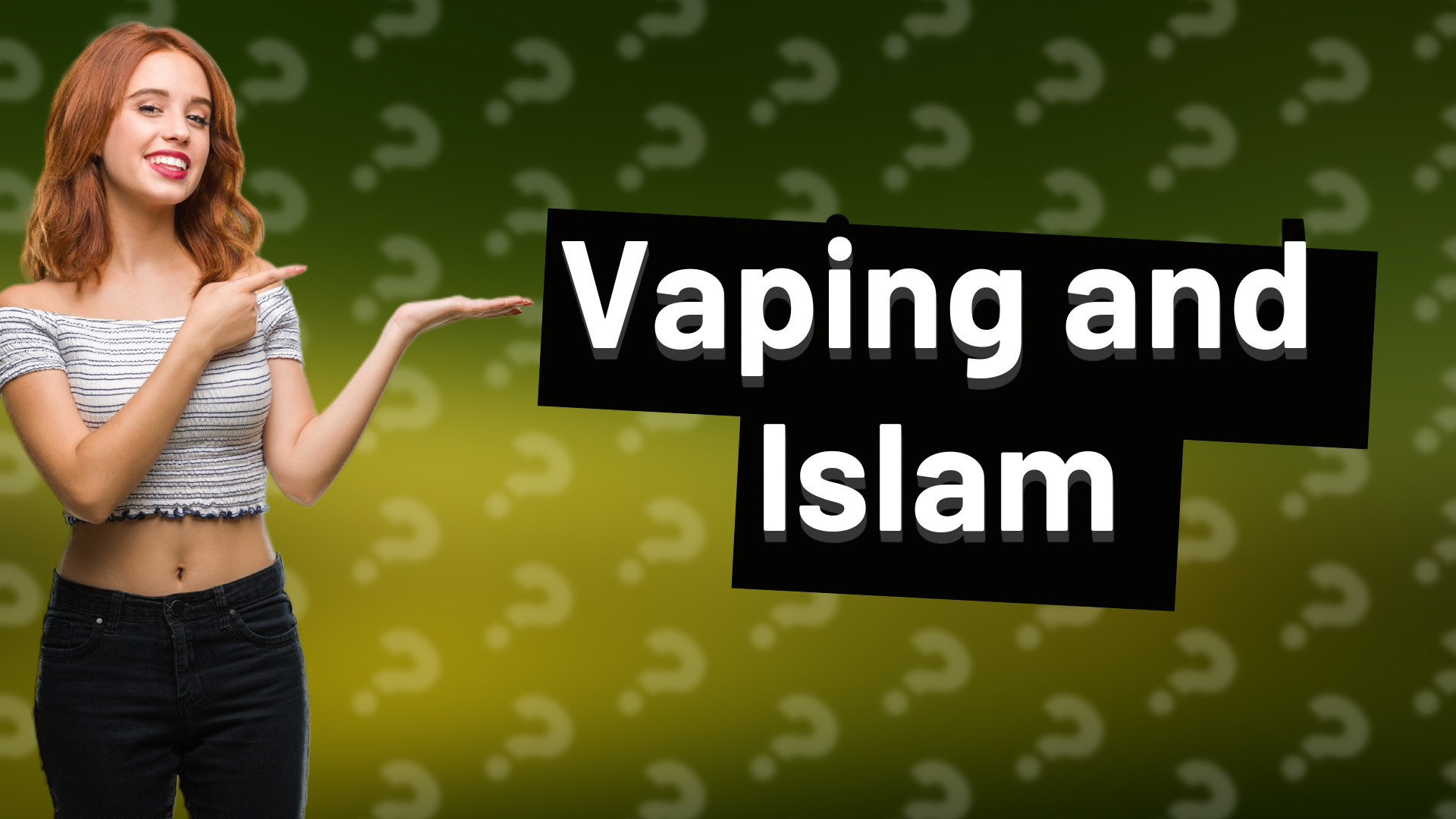 Vaping and Islam
