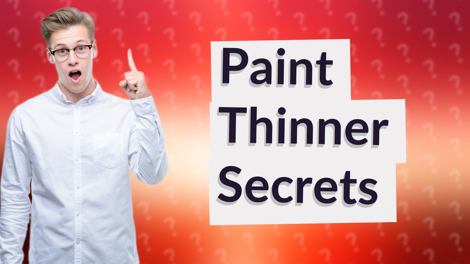 Paint Thinner Secrets