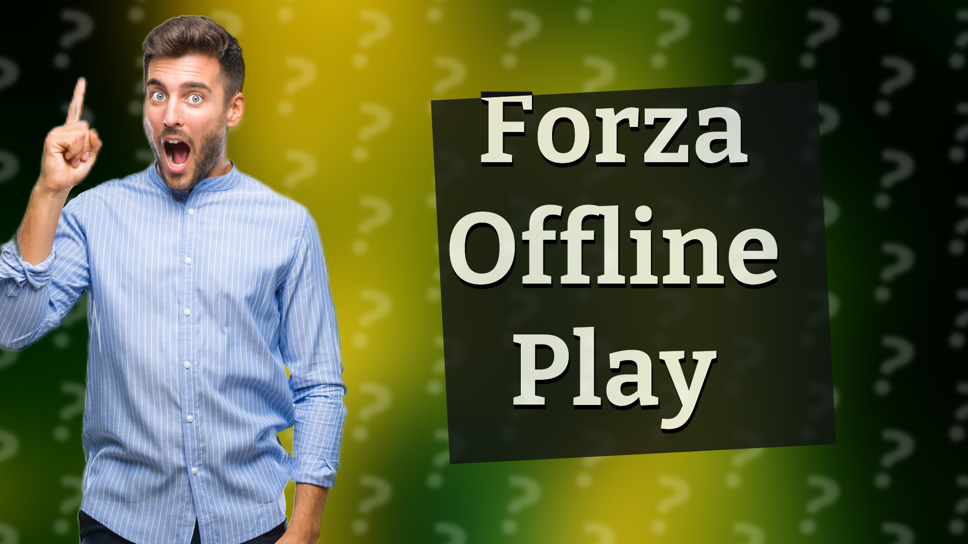 Forza Offline Play