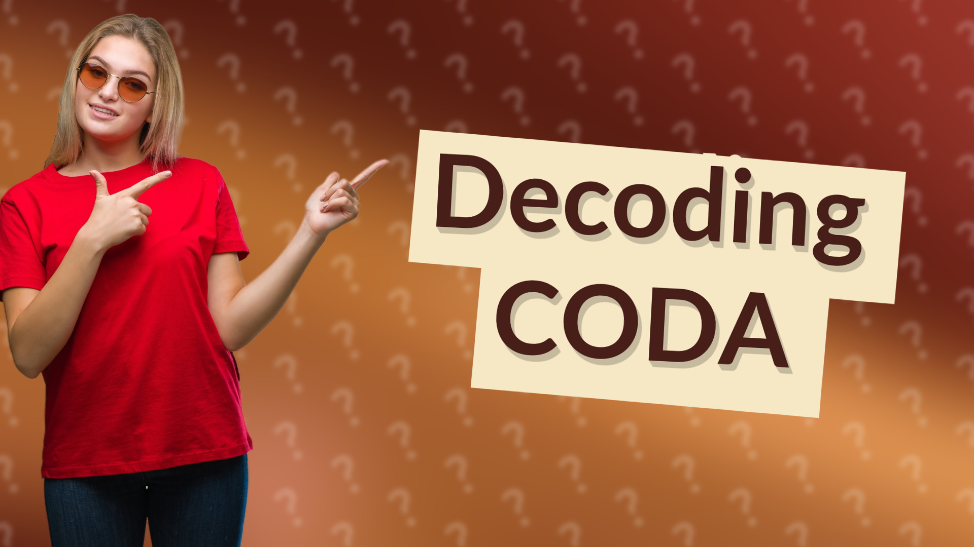 Decoding CODA