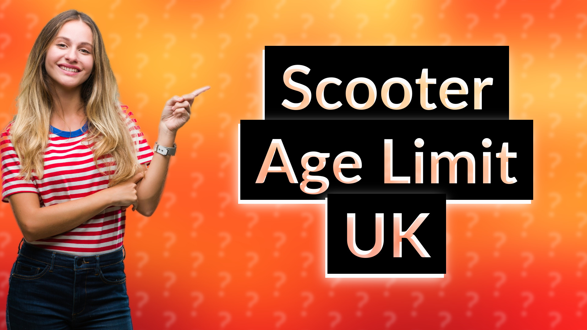 Scooter Age Limit UK