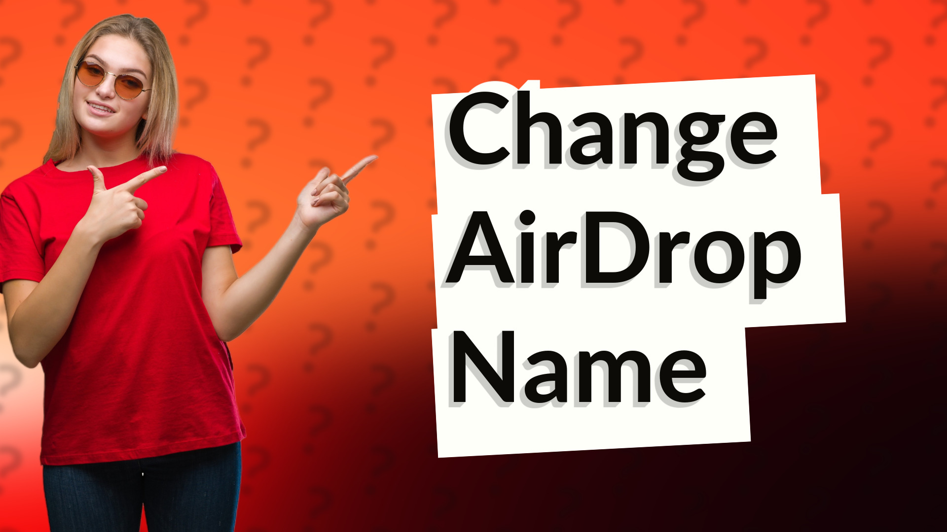 Change AirDrop Name