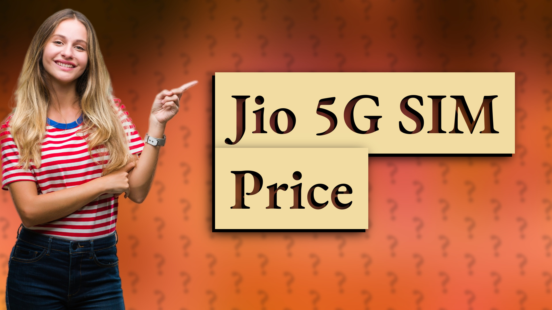 Jio 5G SIM Price