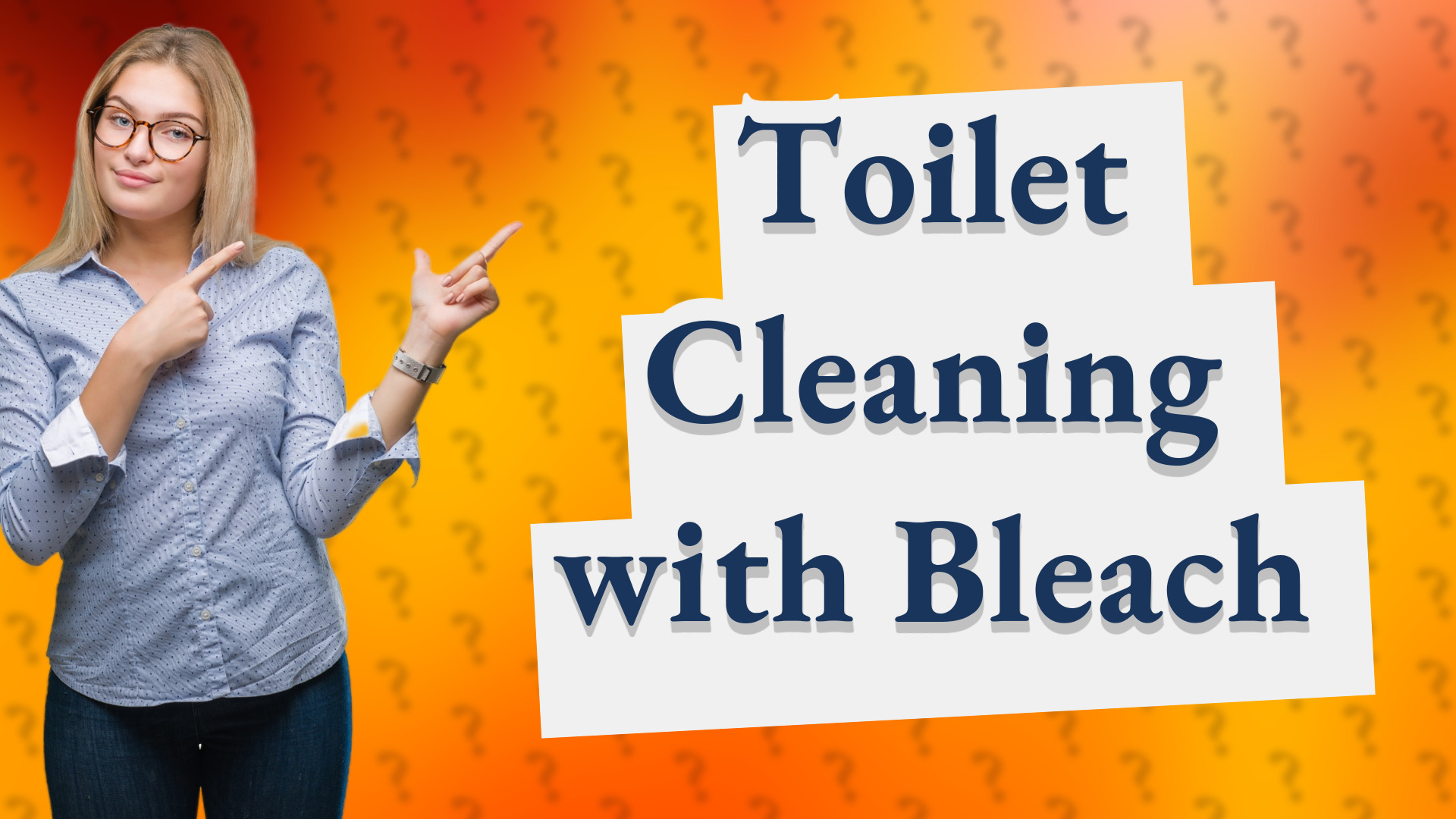 Toilet Cleaning with Bleach