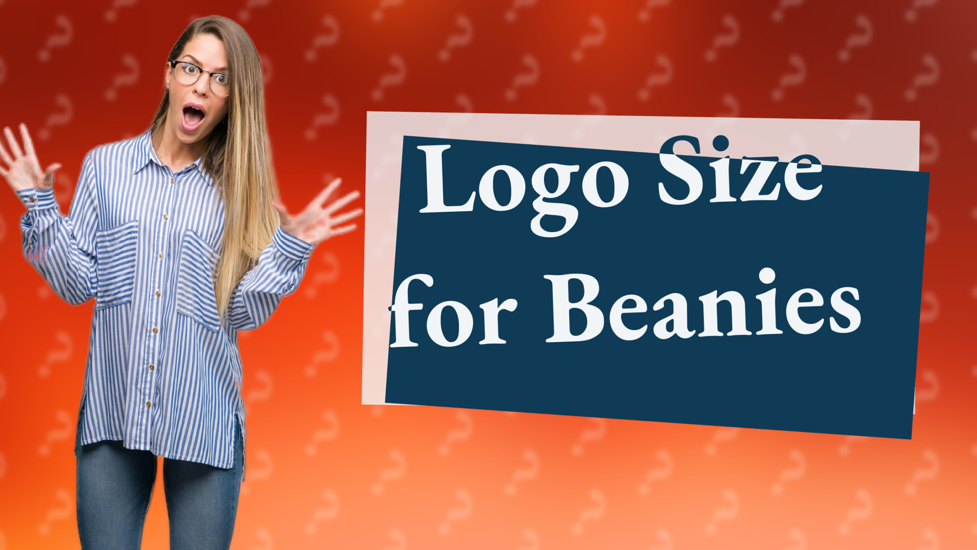 Logo Size for Beanies